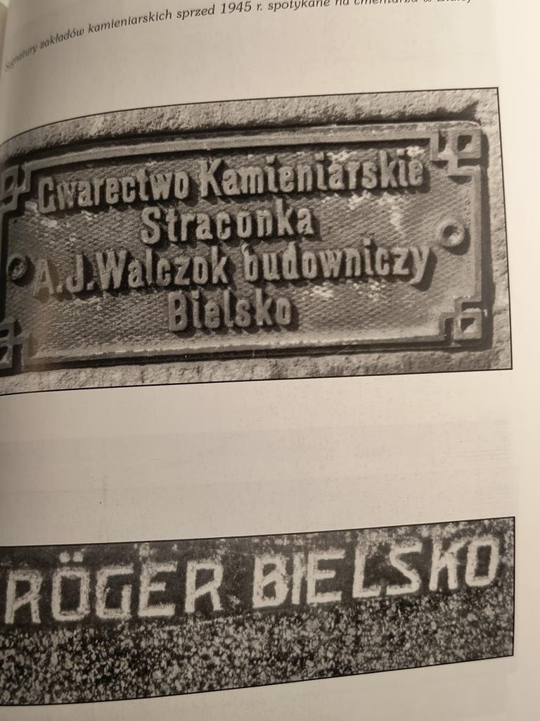 Książka "Cmentarz Rzymskokatolicki w Białej. Księga Zasłużonych" Jerzy Polak, 1999 r.