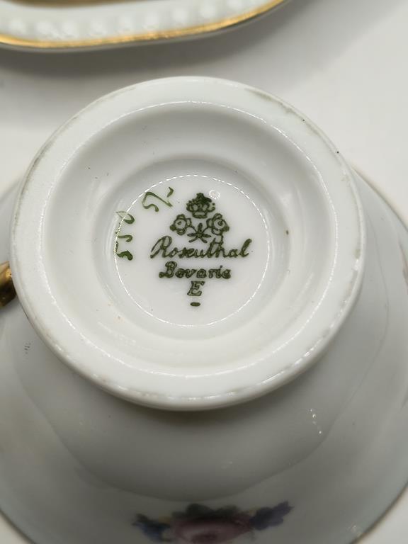 Filiżanka porcelanowa Rosenthal z wzorem kwiatowym