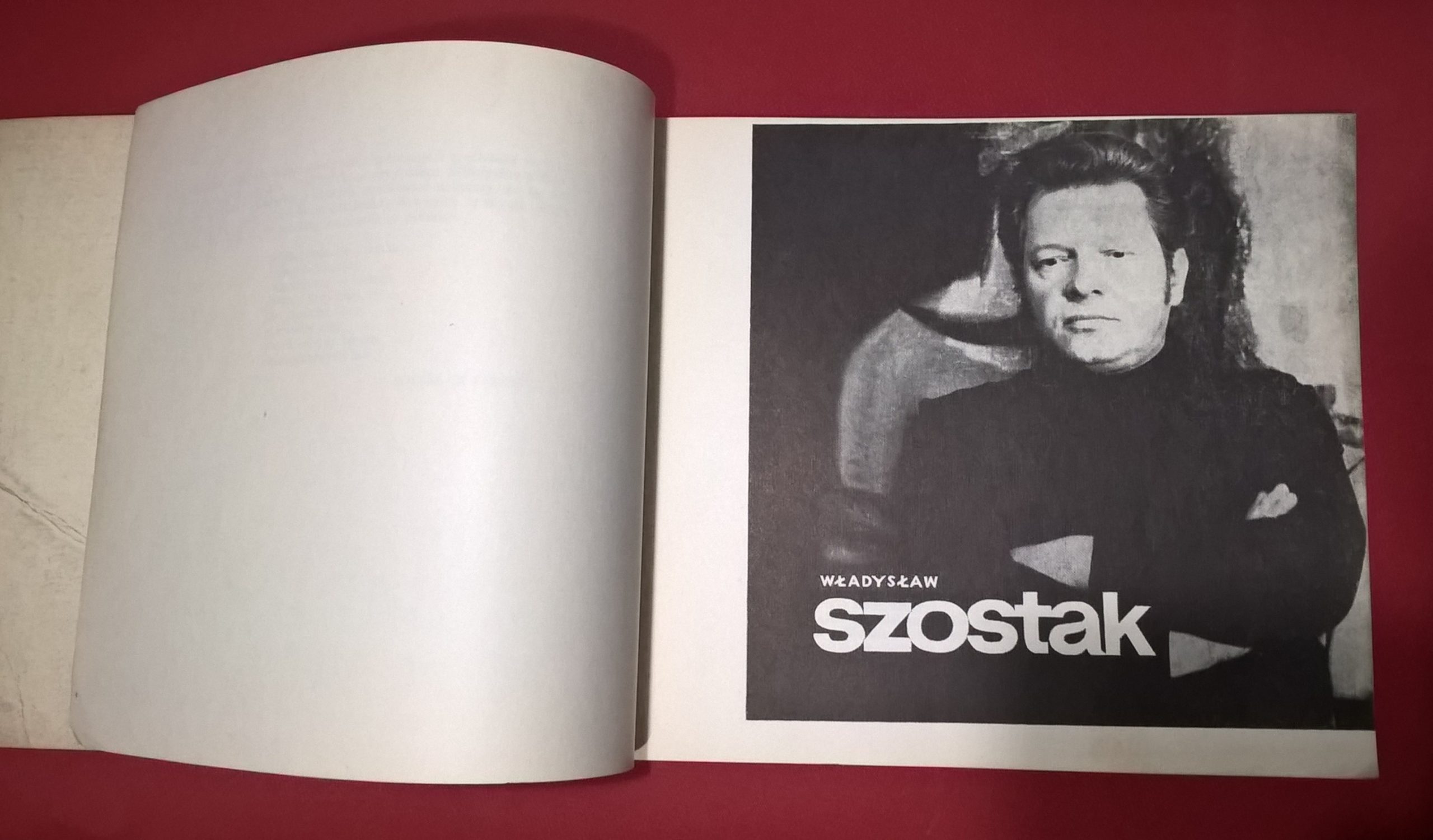 Książka-album "Szostak-Hańderek. Malarstwo, rzeźba, grafika. 1968", wiersze Bolesław Lubosz