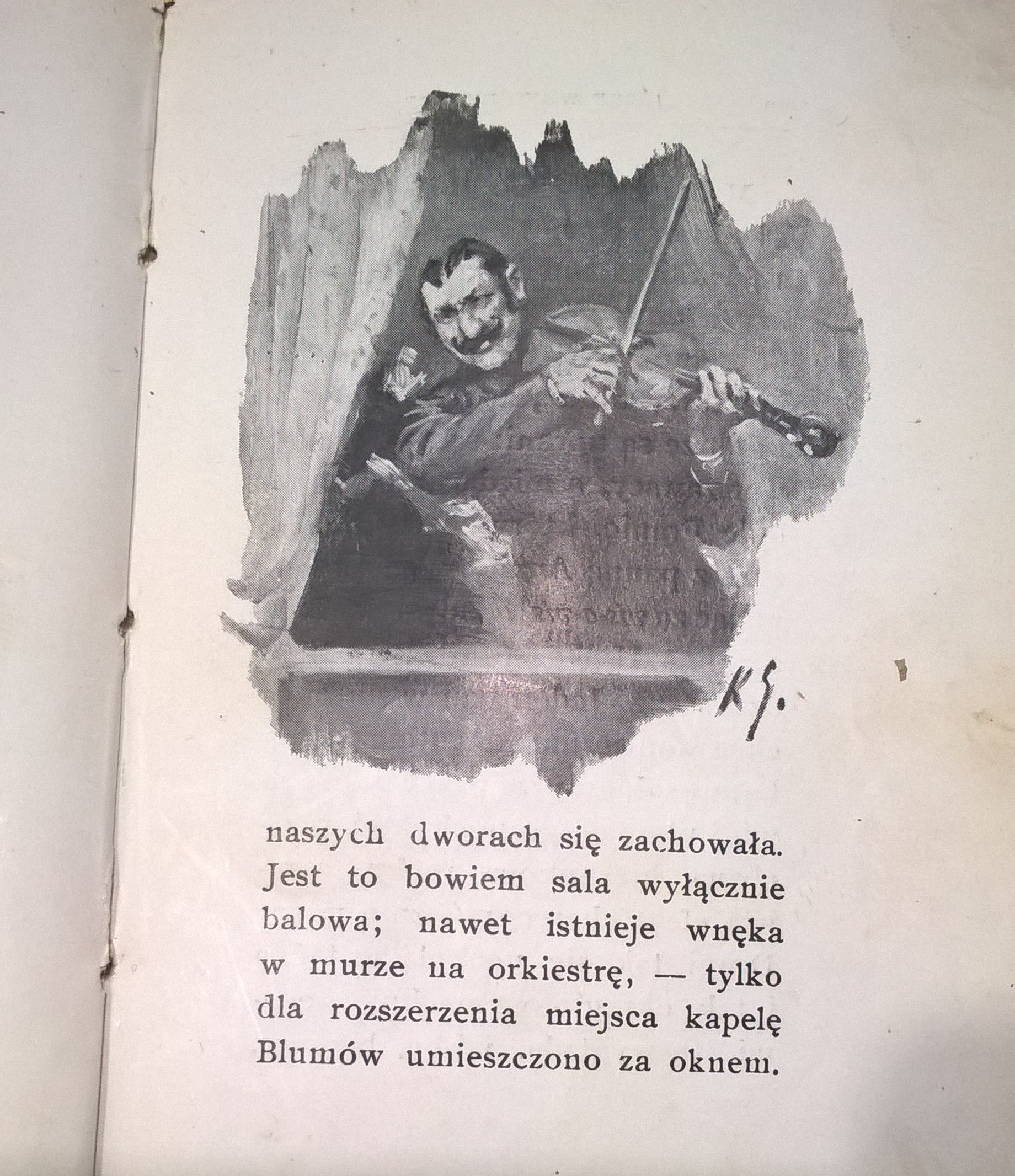 Książka "Za błękitami" Józef Weyssenhoff, ilustracje Konstanty Górski, 1904 r.