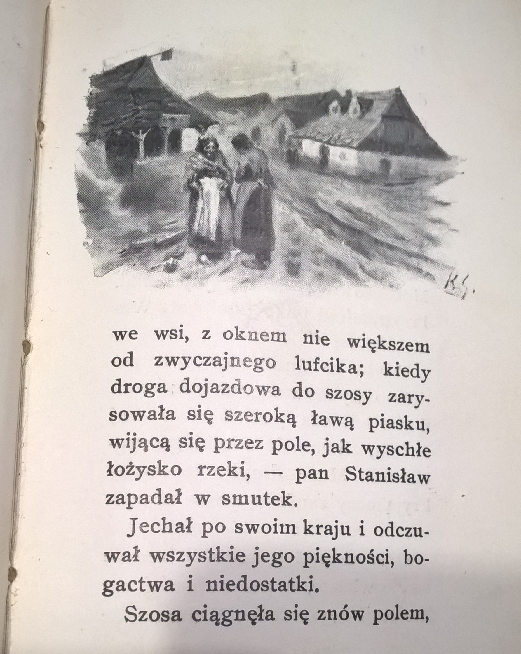 Książka "Za błękitami" Józef Weyssenhoff, ilustracje Konstanty Górski, 1904 r.