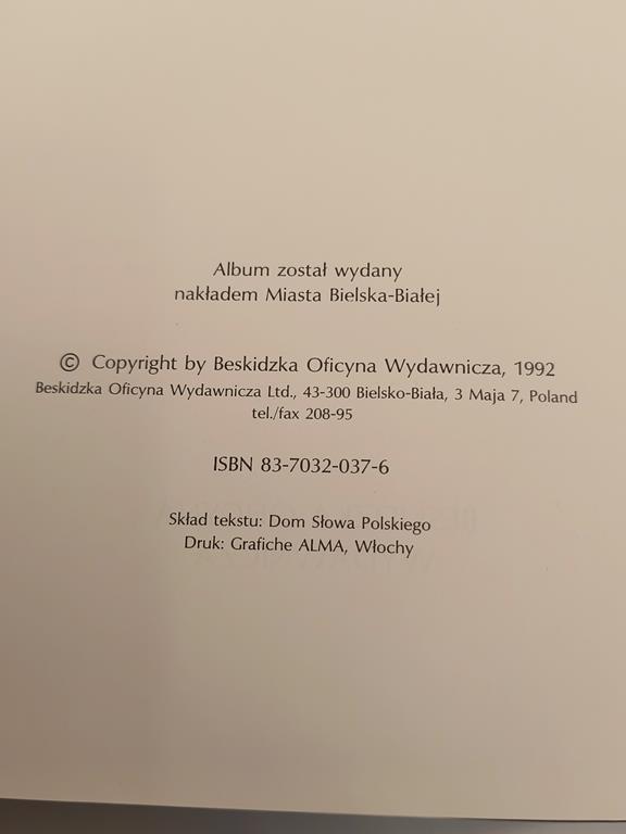 Album "Pejzaż beskidzki" Józef Świerk & Mariusz Świerk, 1992 r.