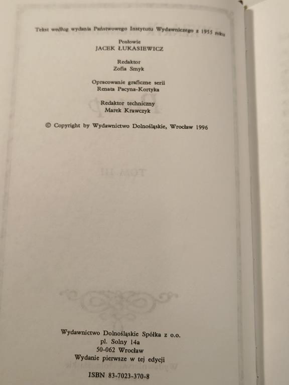 Książki: Henryk Sienkiewicz - TRYLOGIA - złota oprawa, 1996 r.