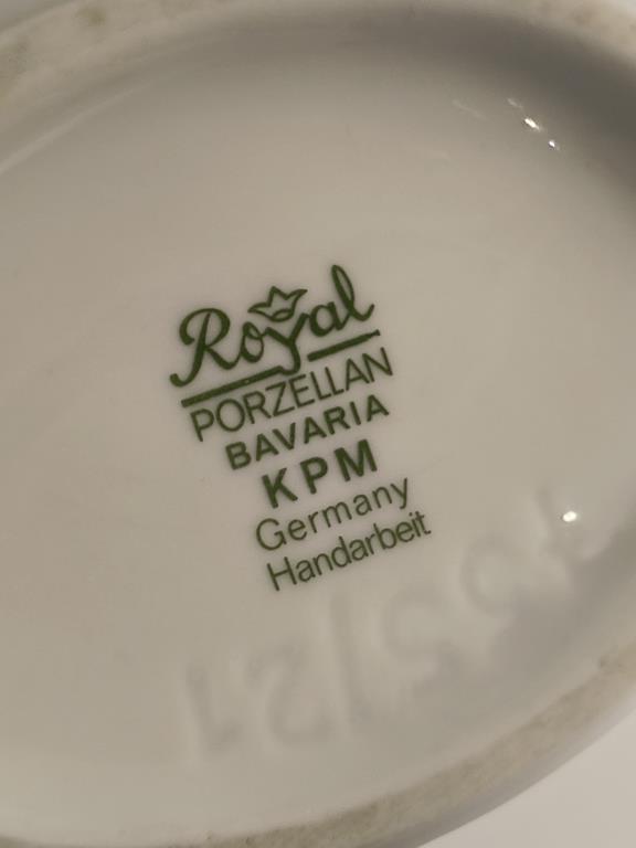 Wazon porcelanowy ROYAL KPM, Bavaria, Niemcy, lata 70-te