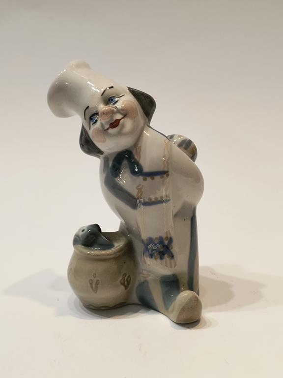 Figurka porcelanowa KLAUN - Połonne