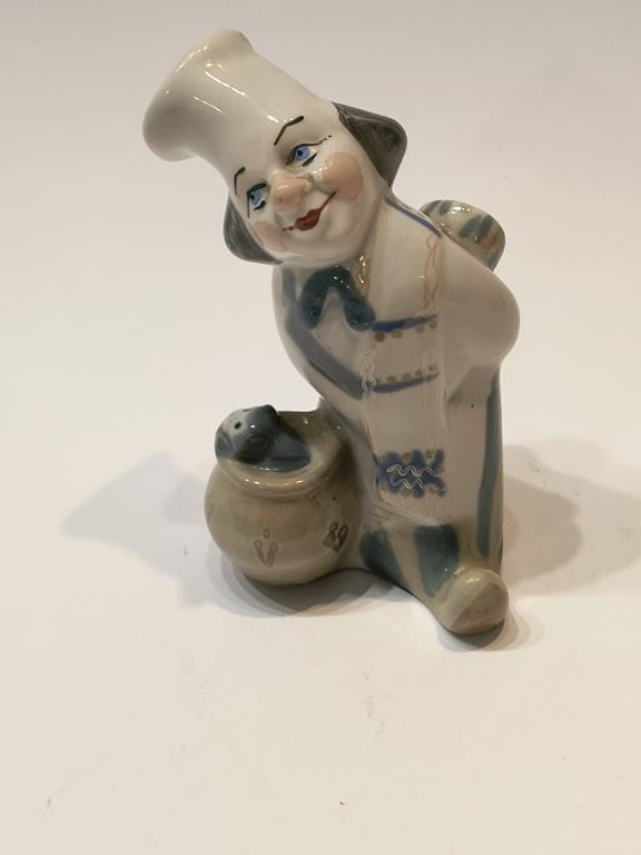 Figurka porcelanowa KLAUN - Połonne