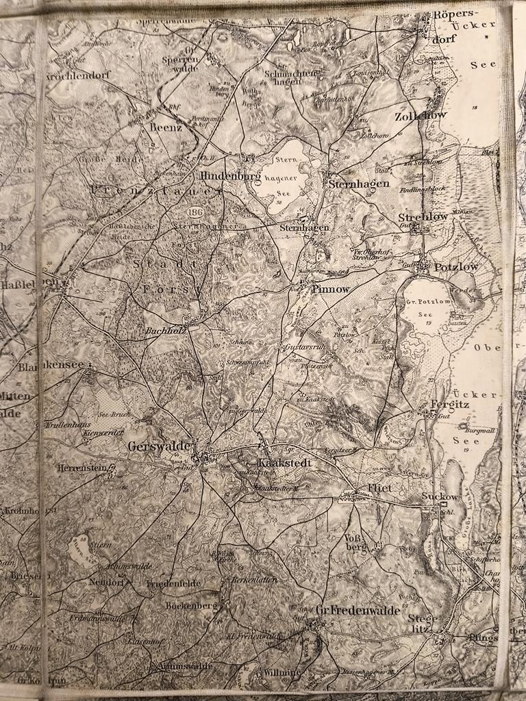 Mapa wojskowa 1911 r. - Manöver der 1. Garde - Division 1911