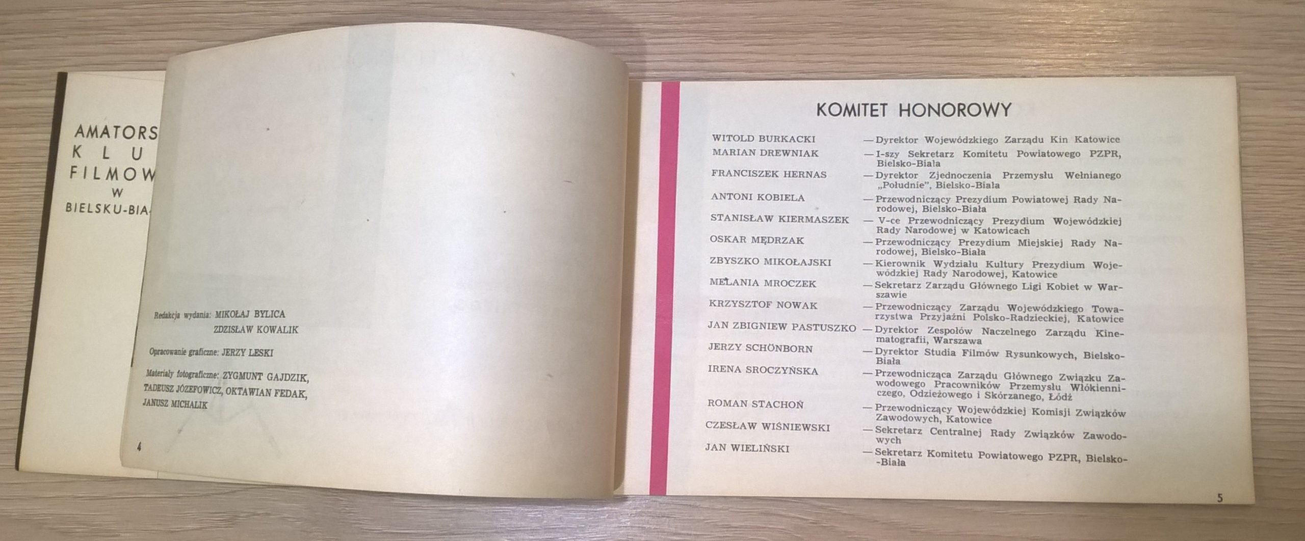 Katalog - XV Ogólnopolski Konkurs Filmów Amatorskich w Bielsku-Białej, 1967 r.