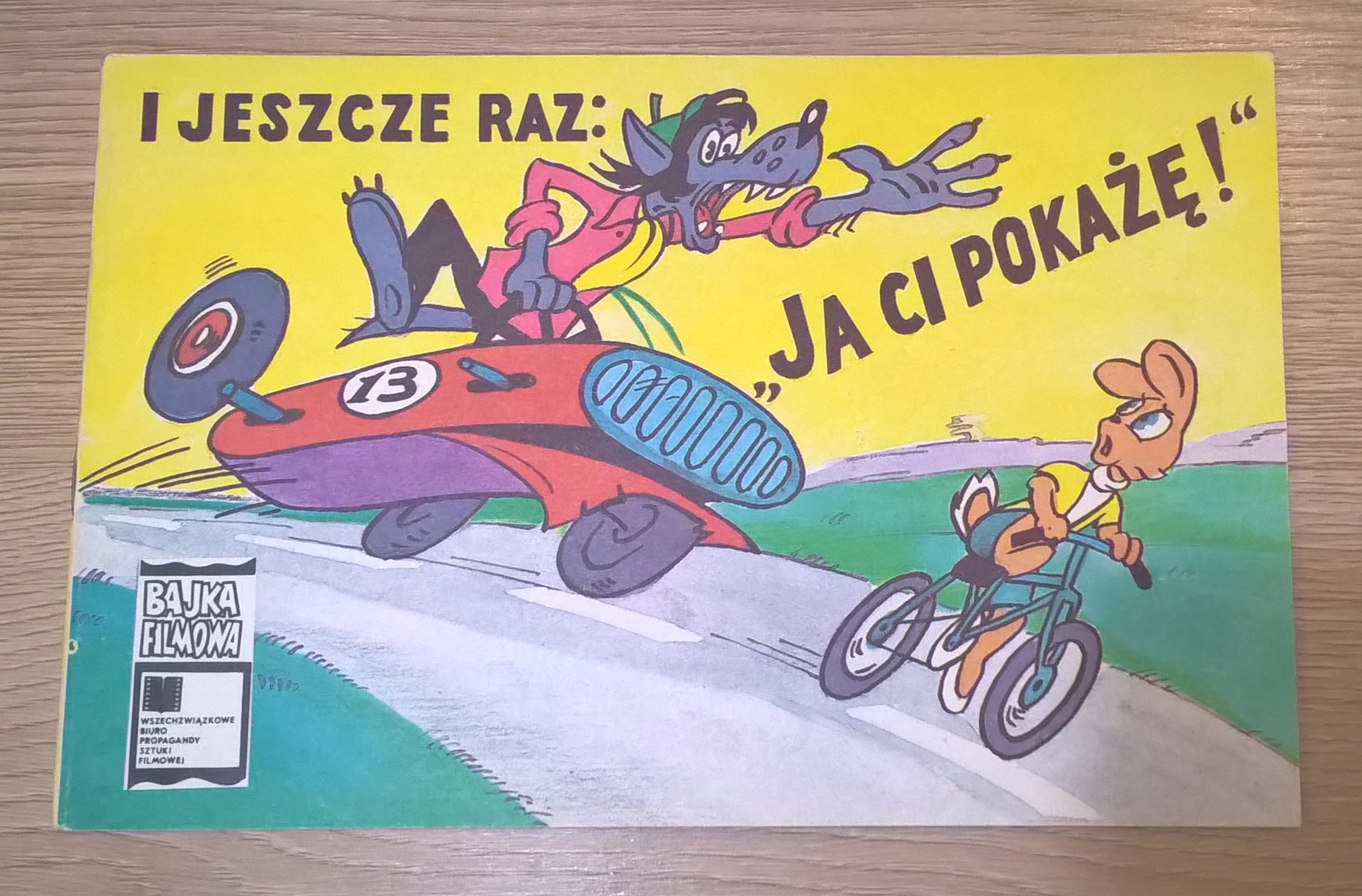 Książeczka dla dzieci „I jeszcze raz: Ja Ci pokażę!” (Wilk i Zając) – bajka filmowa, 1988 r.