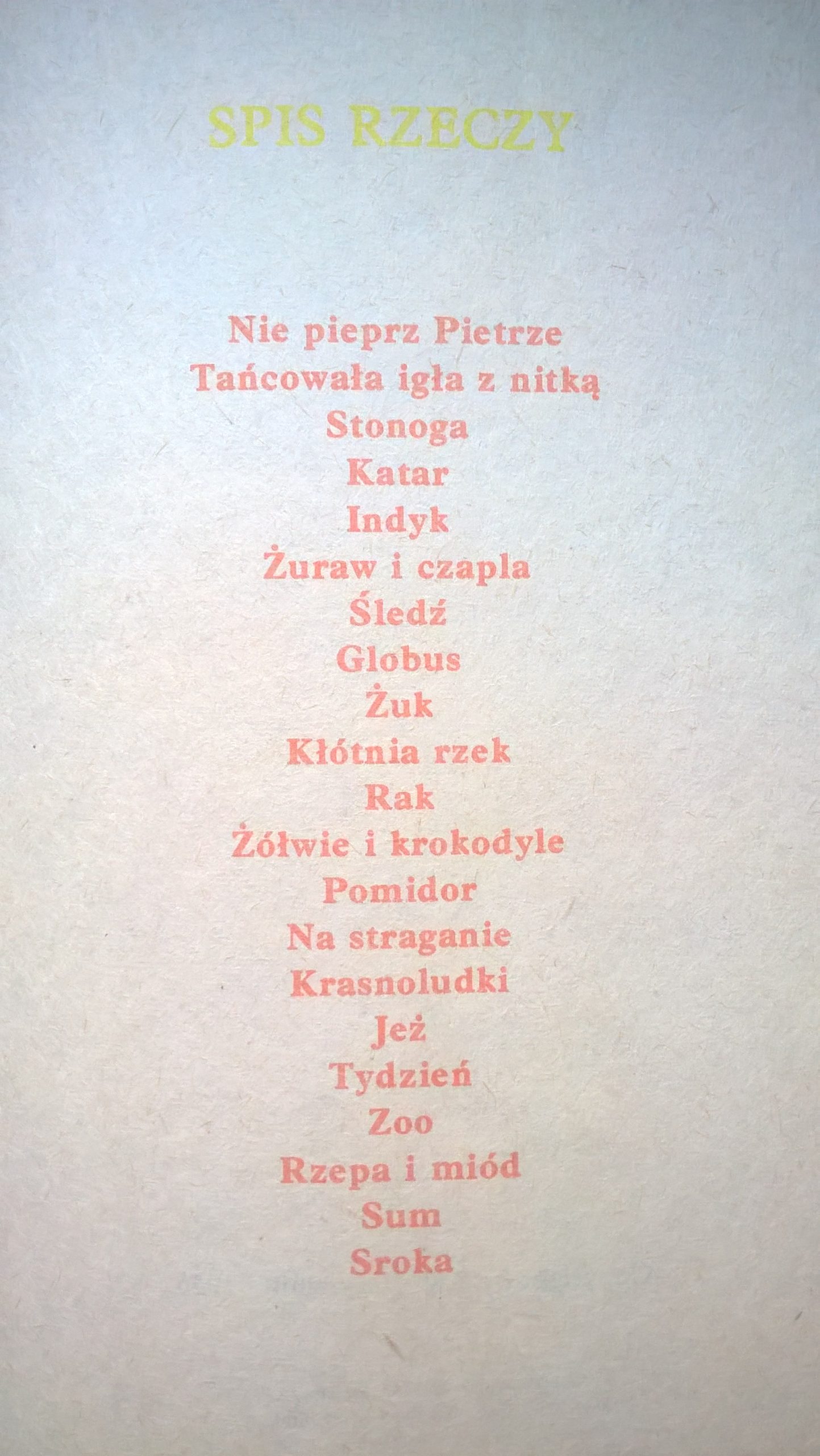 Książka dla dzieci - Jan Brzechwa "Tańcowała igła z nitką", 1984 r.