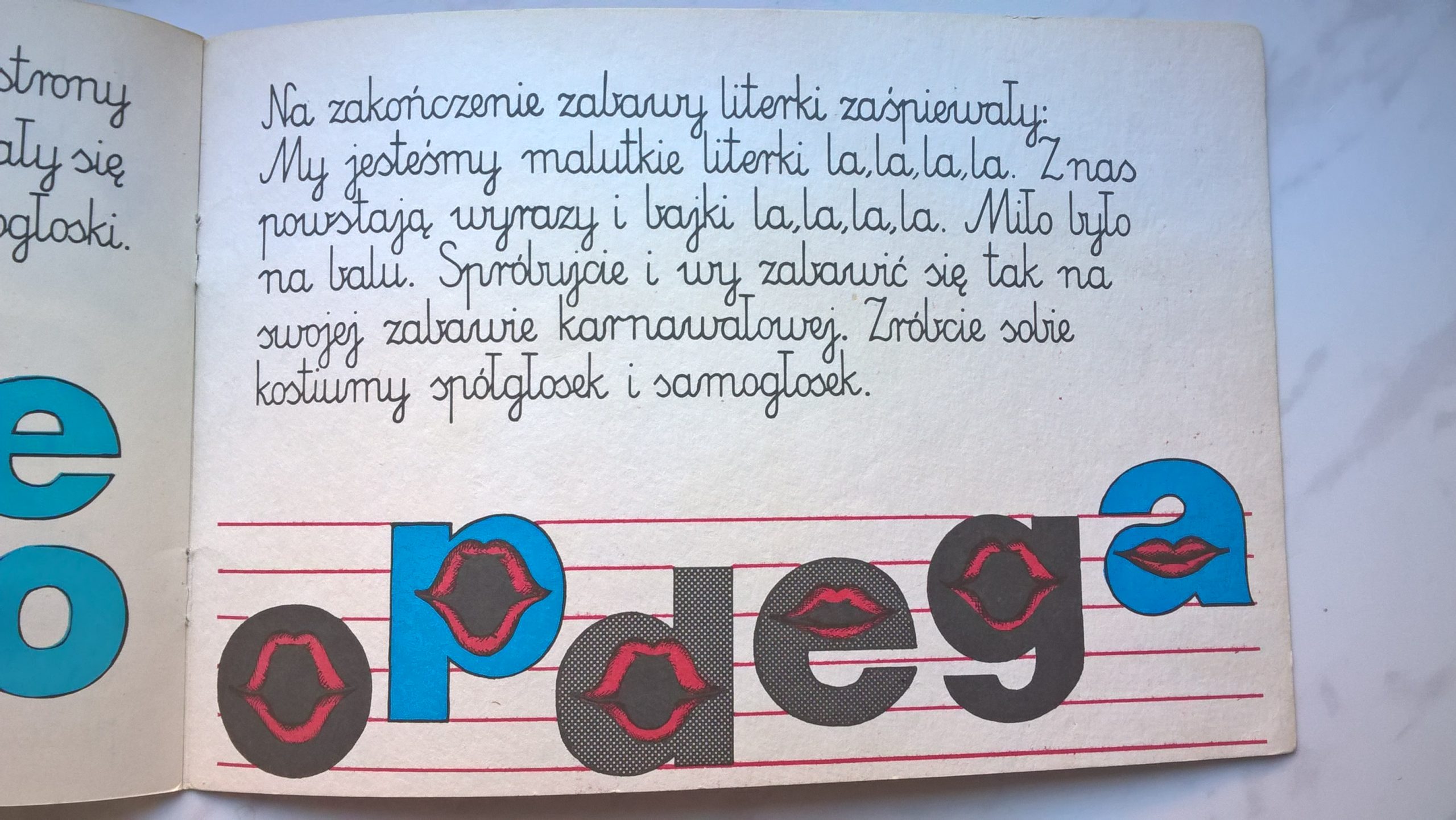 Książeczka dla dzieci "Bajeczka o literce i" Maria Kościowa, 1986r.