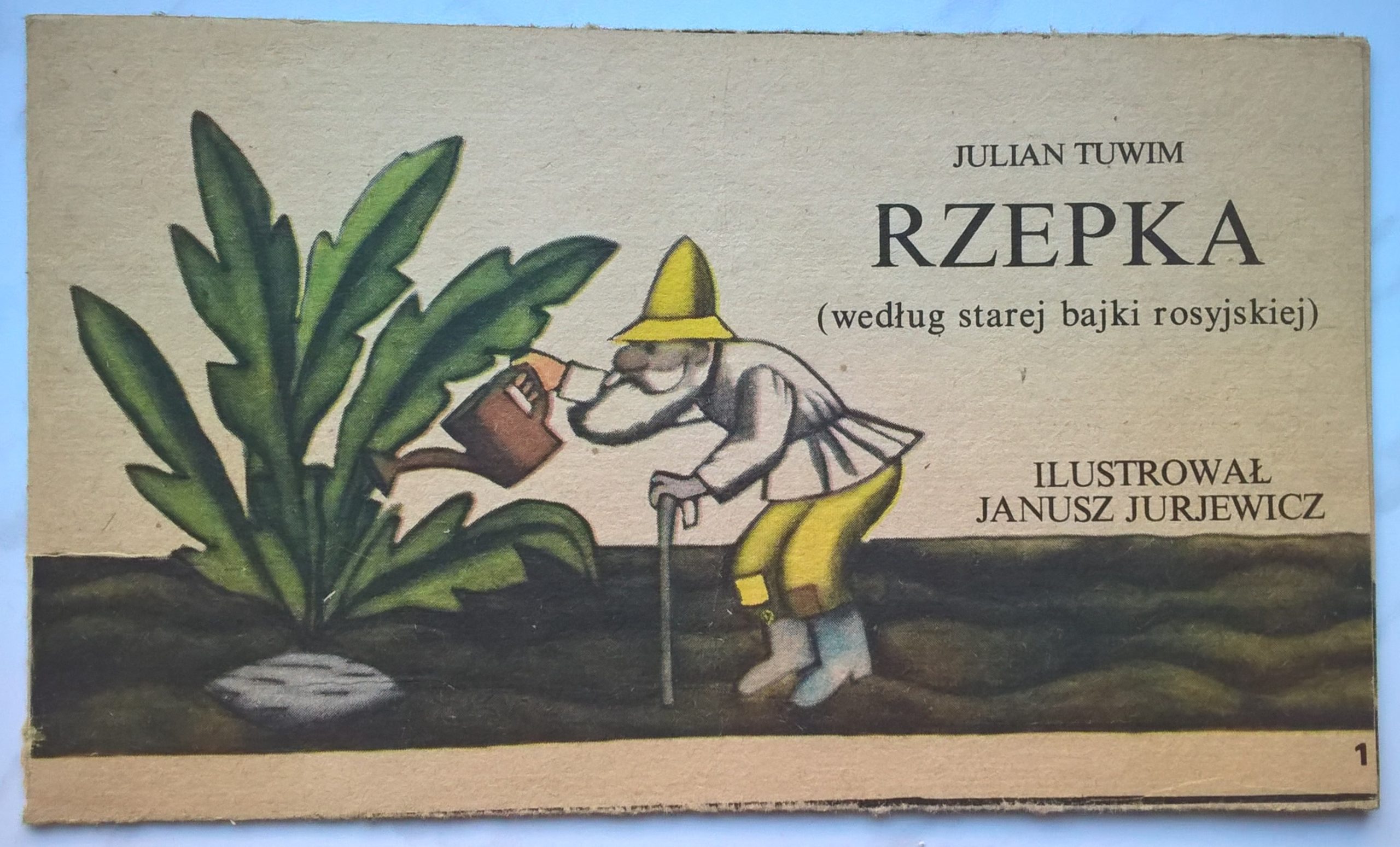 Książeczka dla dzieci - "Rzepka" Julian Tuwim, ilustr. Janusz Jurjewicz