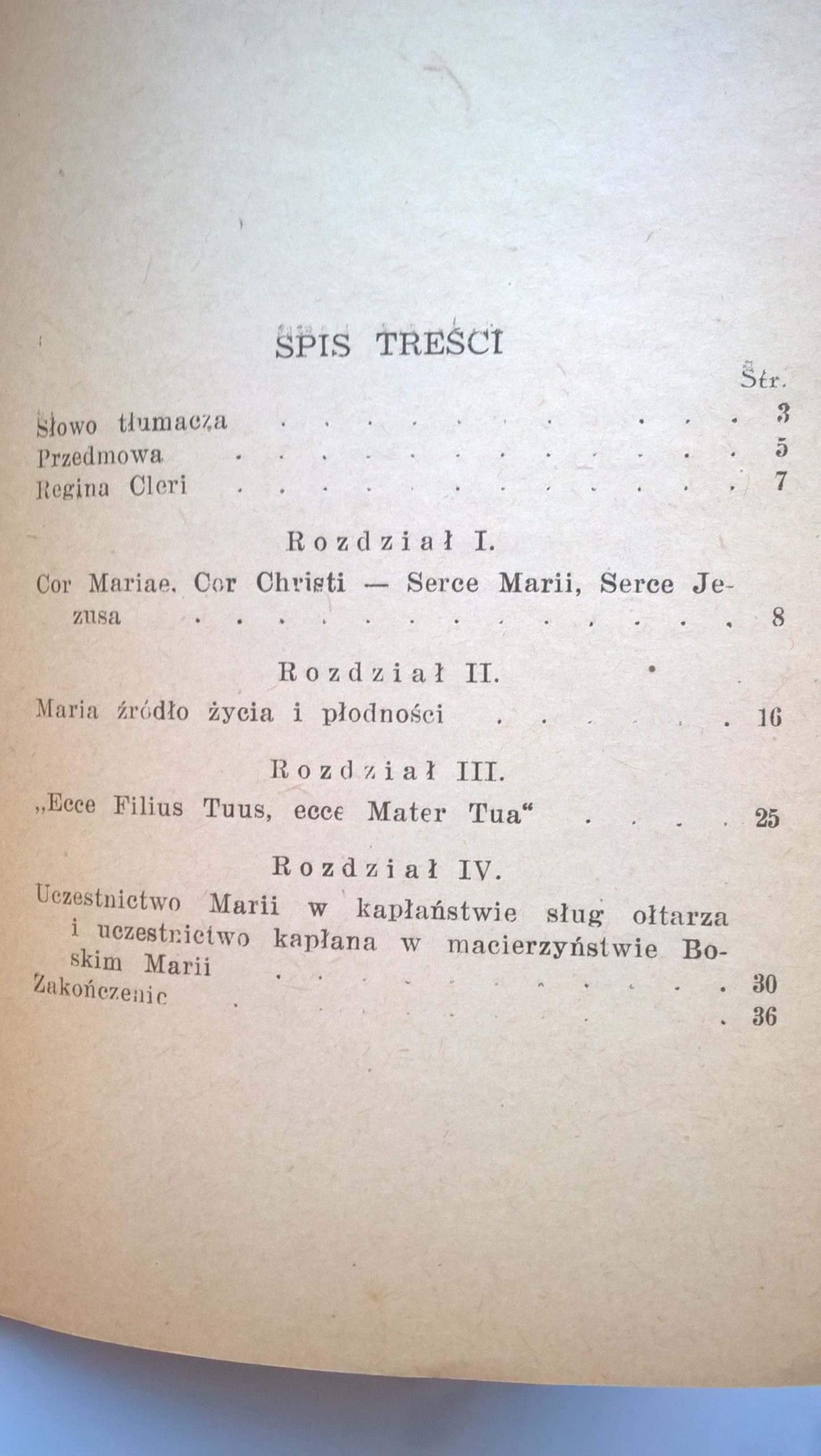 Książeczka "Regina Cleri - Serce Marii a kapłan", tłumaczenie Ks. Józef Pachucki, 1947 r.