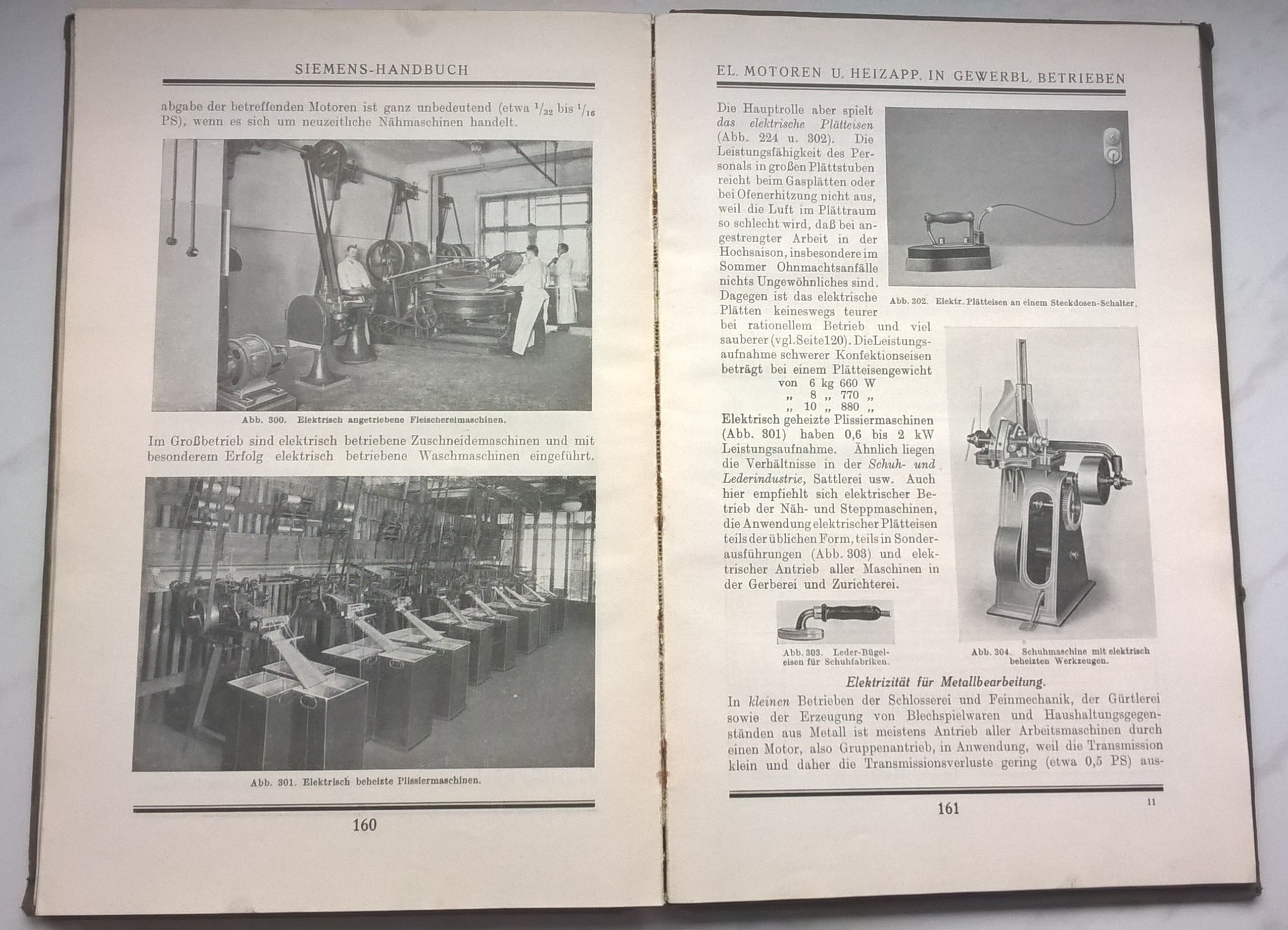 Książka w języku niemieckim "Siemens Handbuch" - Instrukcja obsługi Siemens. Instalacja elektryczna oświetlenia i zasilania, 1922 r.