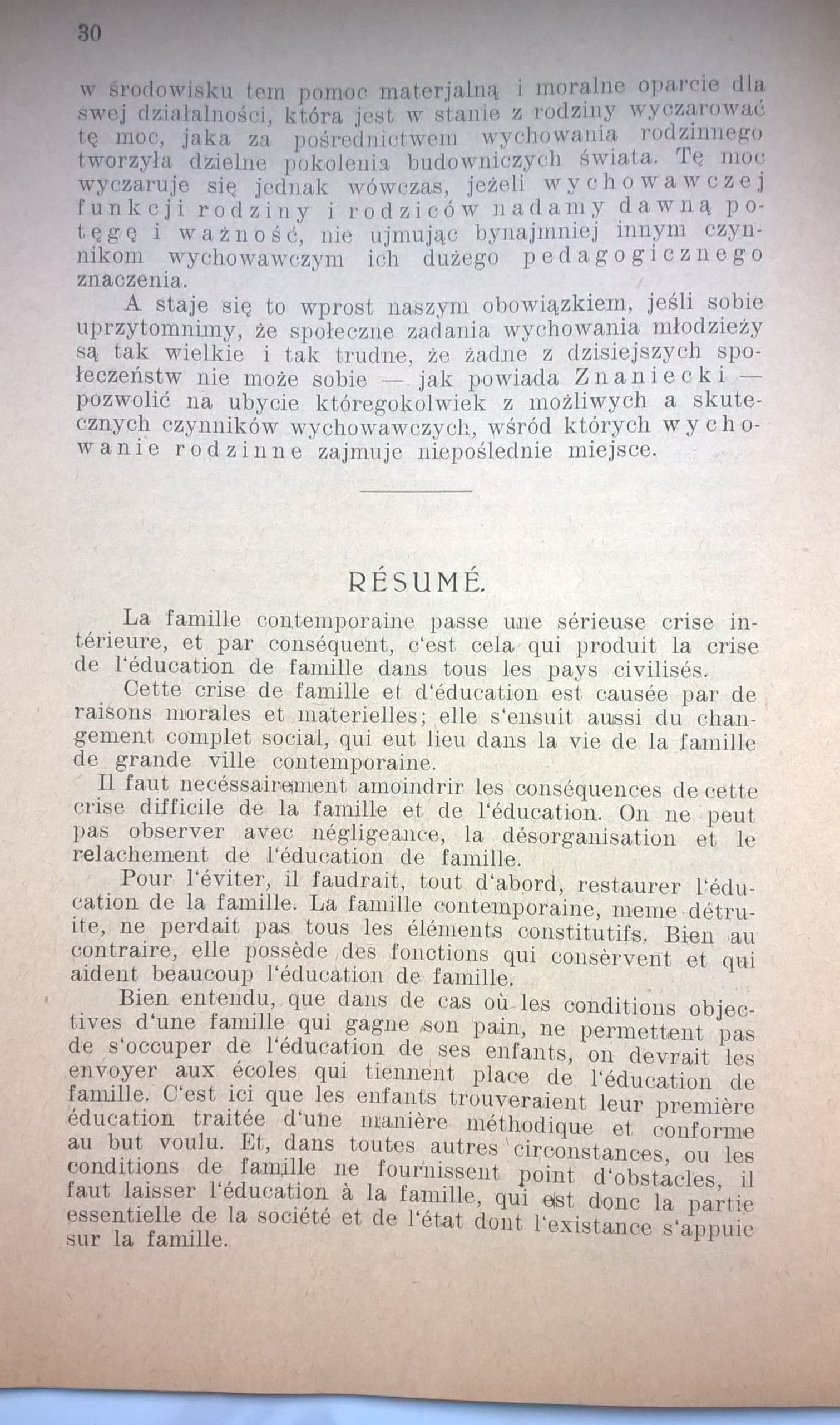 Broszurka "Współczesna rodzina wielkomiejska w świetle socjologji wychowania" Dr S. Stendig, 1931 r.