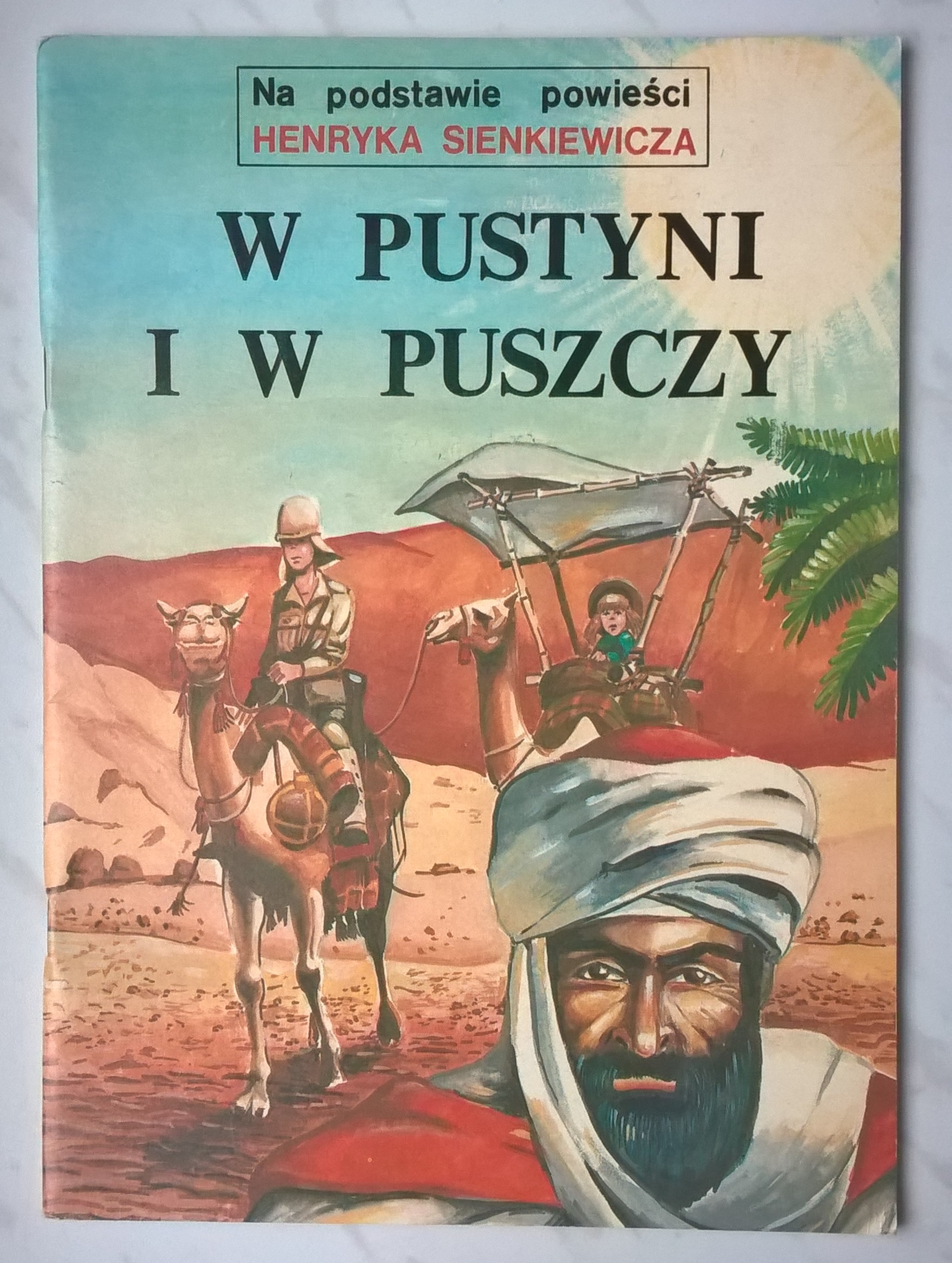 Komiks "W pustyni i w puszczy", na podstawie powieści Henryka Sienkiewicza, 1990 r.