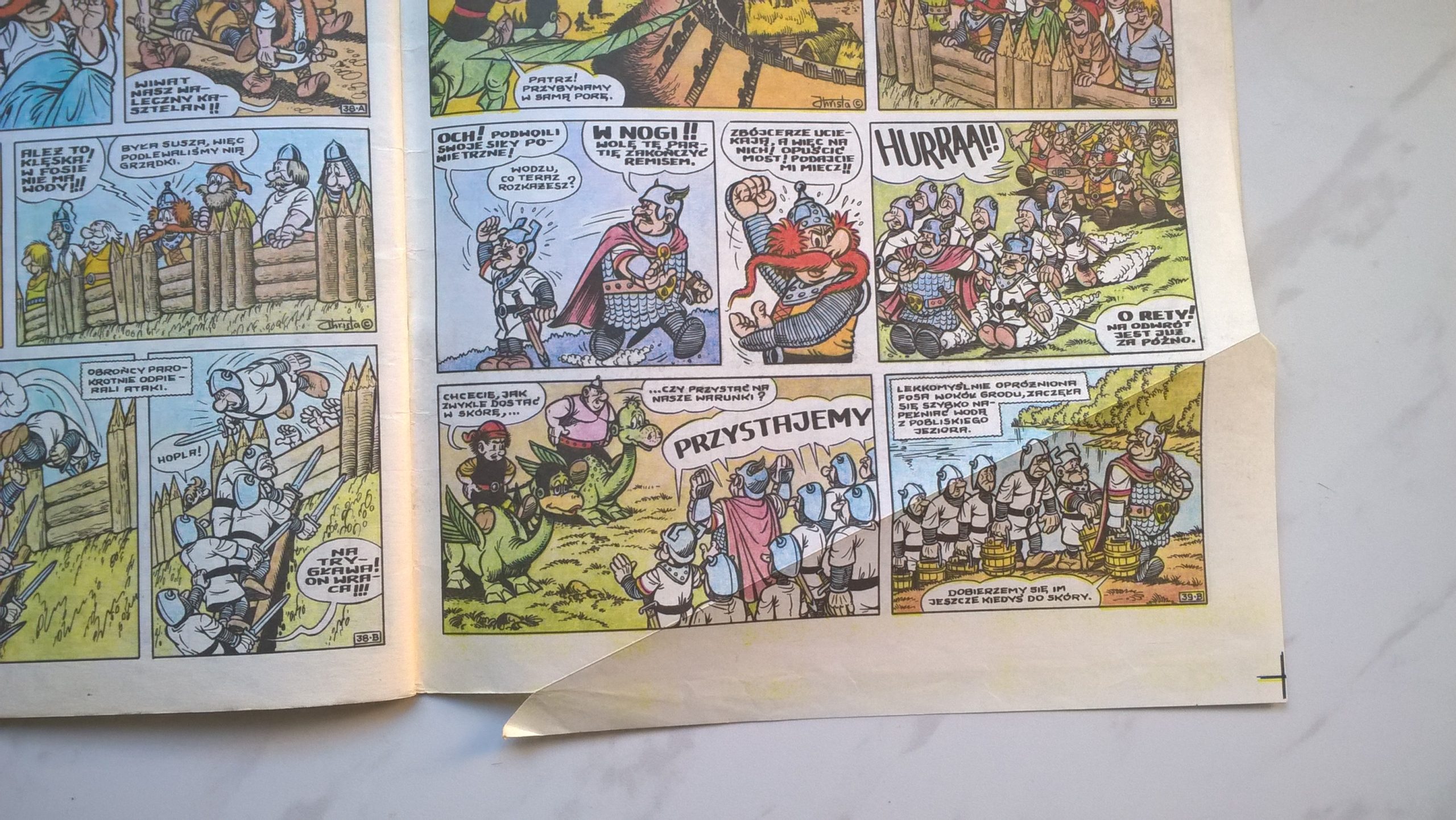 Komiks "Kajko i Kokosz - Cudowny lek" Janusz Christa, 1988 r.