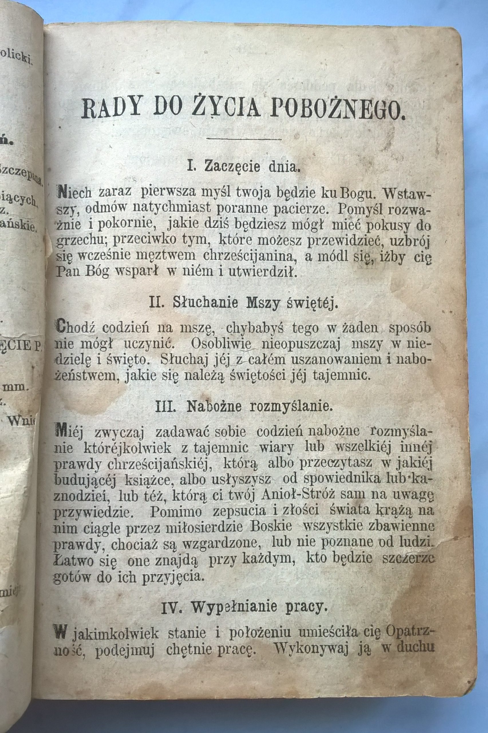 Książeczka "Nowy Ołtarz Złoty. Zbiór nabożeństwa dla chrześcijan katolików", 1872 r.