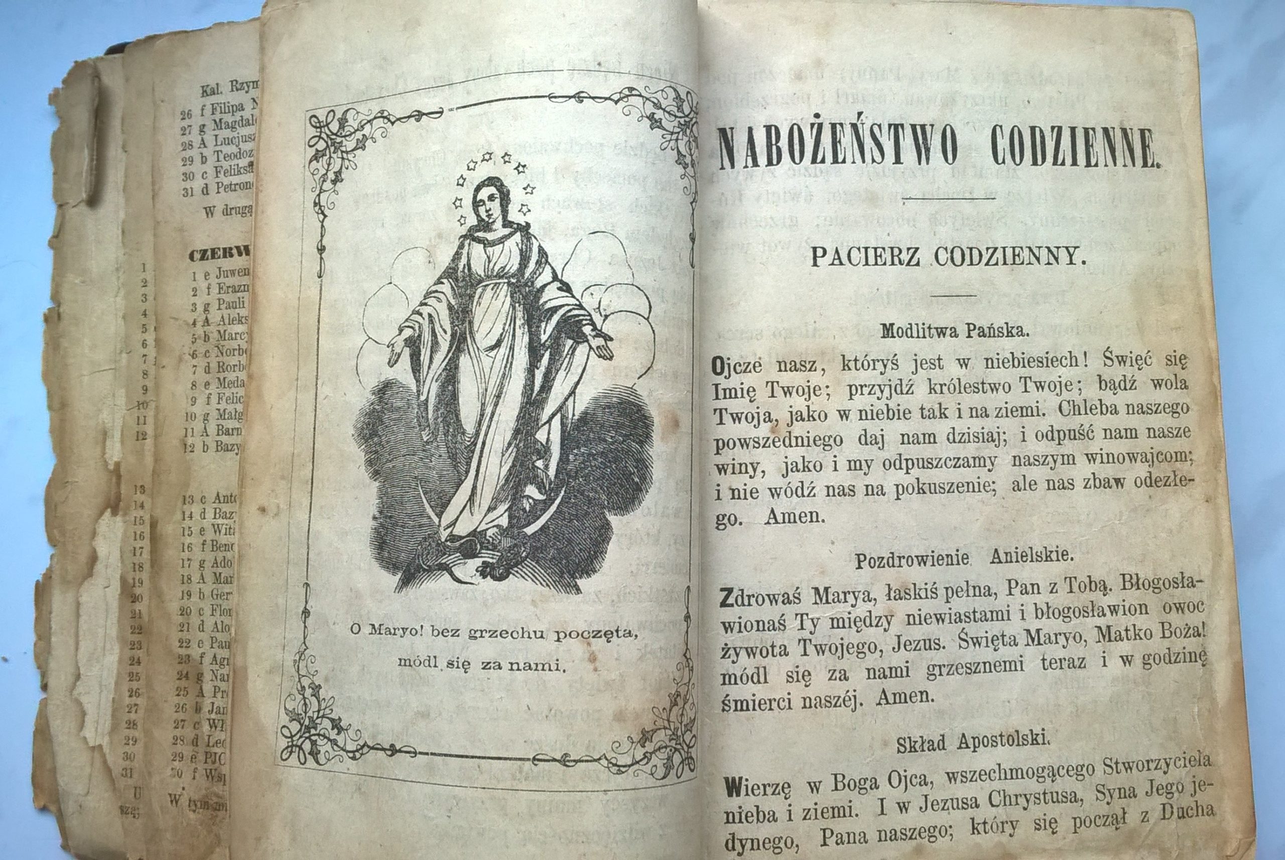 Książeczka "Nowy Ołtarz Złoty. Zbiór nabożeństwa dla chrześcijan katolików", 1872 r.