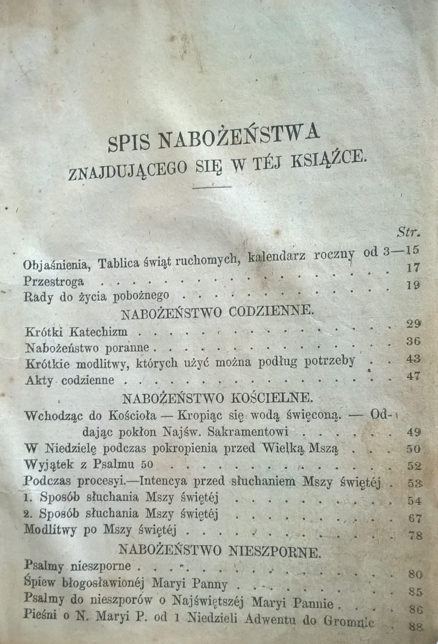 Książeczka "Nowy Ołtarz Złoty. Zbiór nabożeństwa dla chrześcijan katolików", 1872 r.