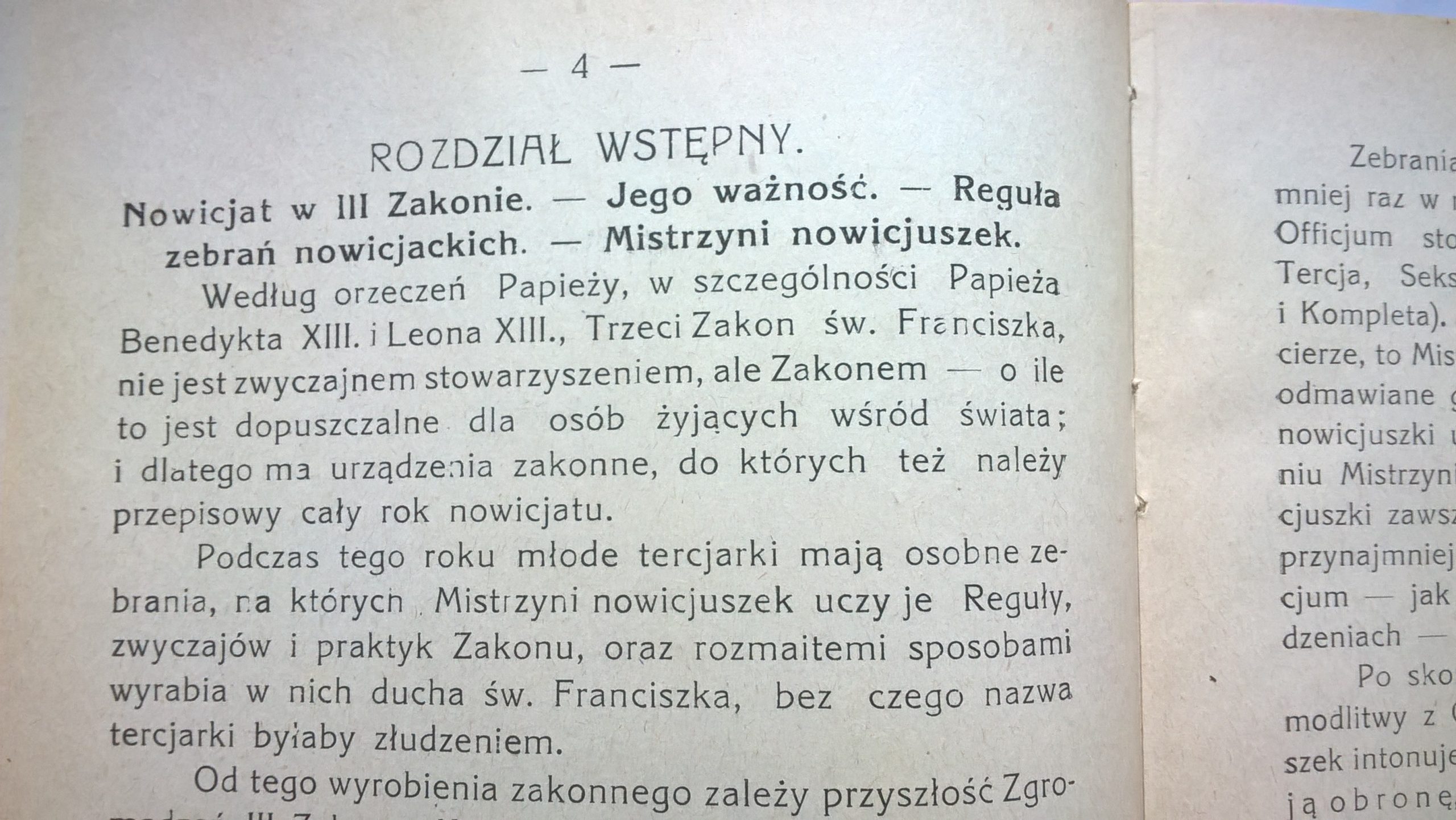 Książka "Doskonała Tercjarka Św. Franciszka z Asyżu", 1928 r.