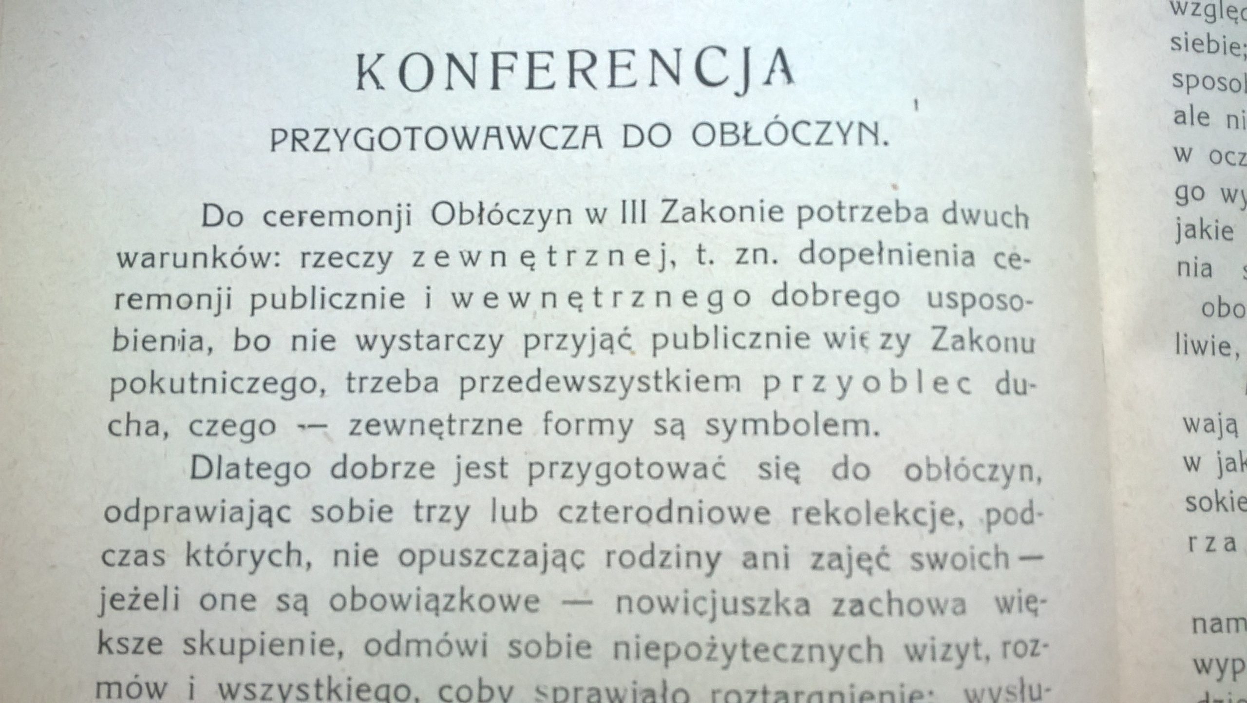 Książka "Doskonała Tercjarka Św. Franciszka z Asyżu", 1928 r.