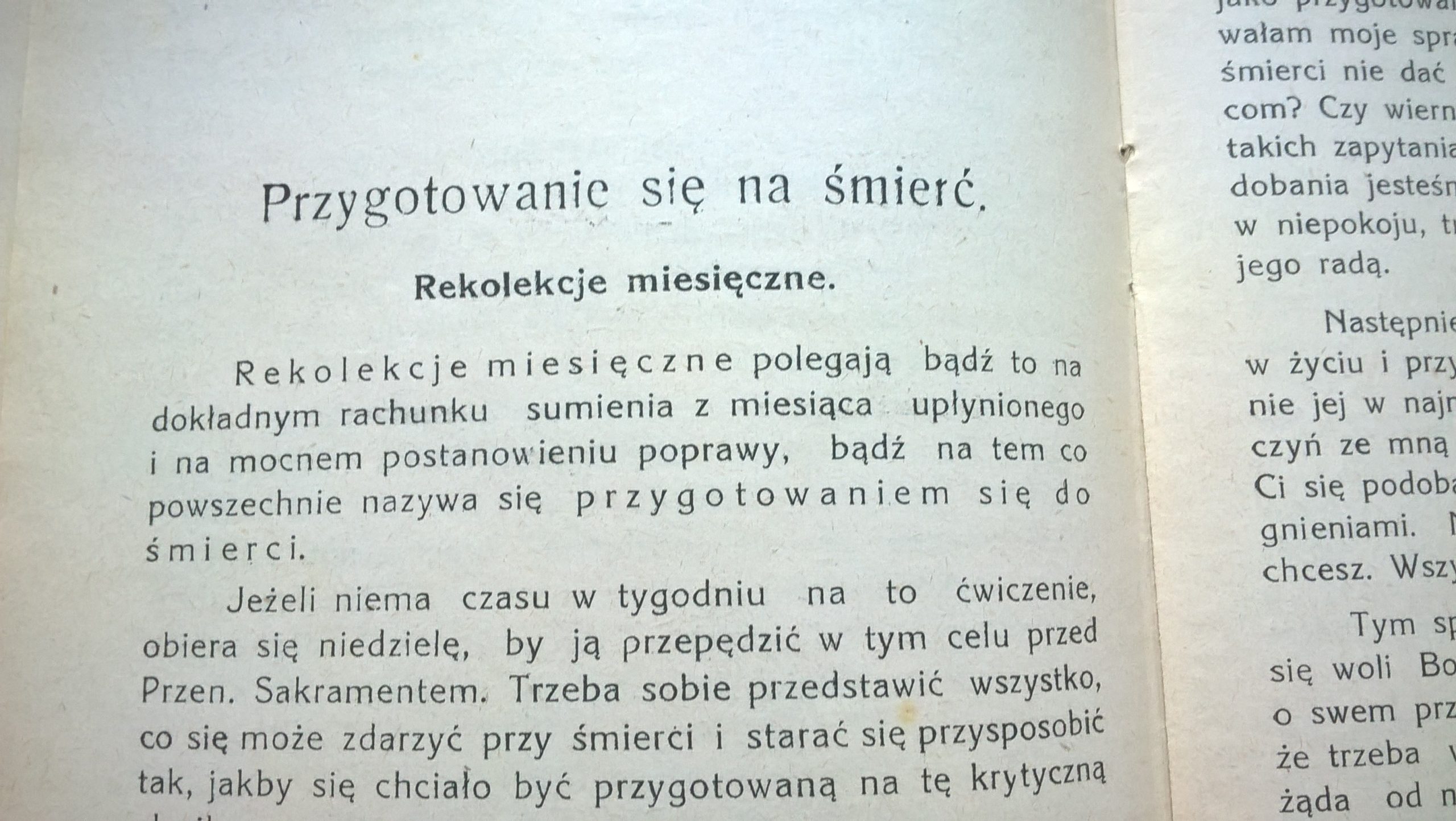 Książka "Doskonała Tercjarka Św. Franciszka z Asyżu", 1928 r.