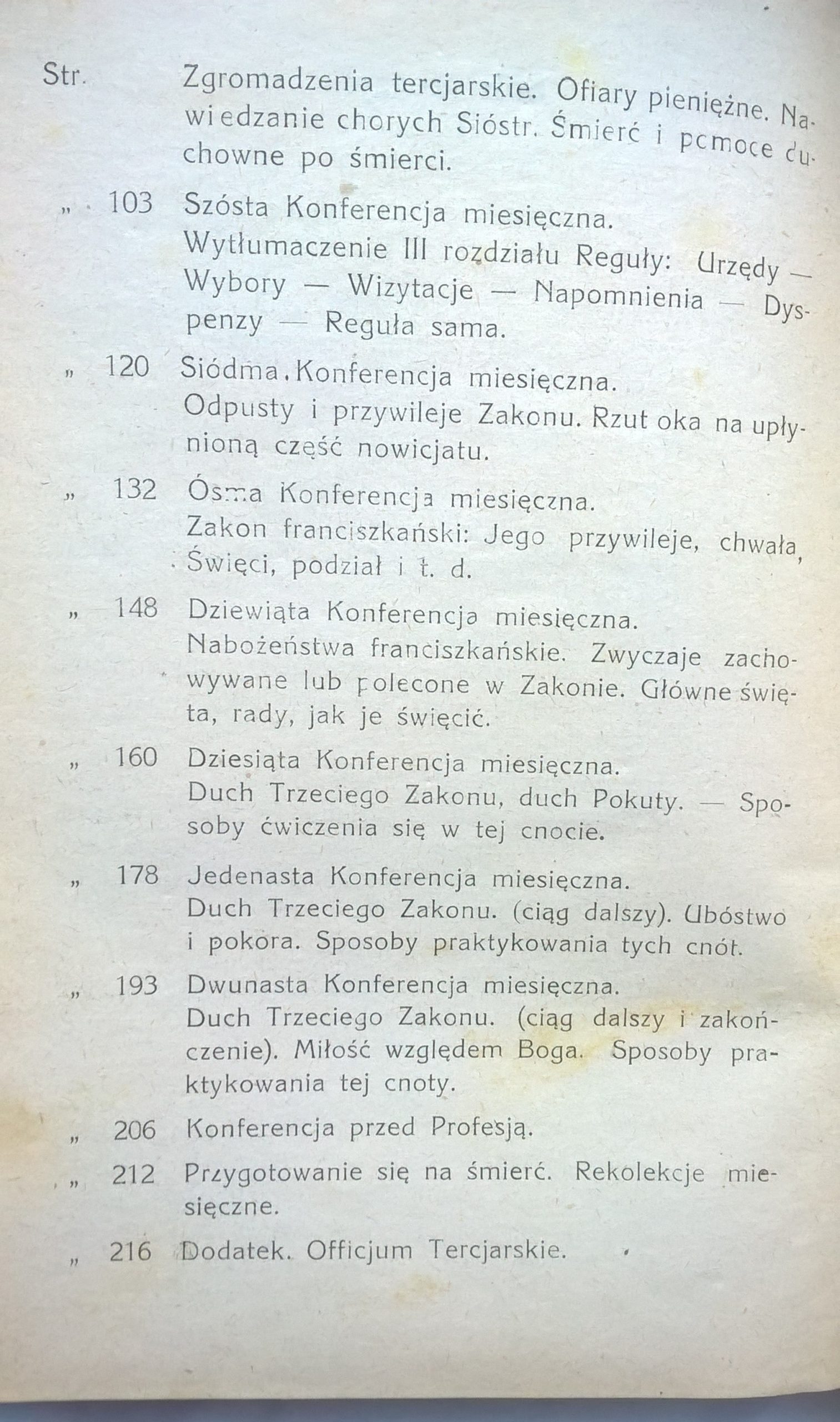 Książka "Doskonała Tercjarka Św. Franciszka z Asyżu", 1928 r.