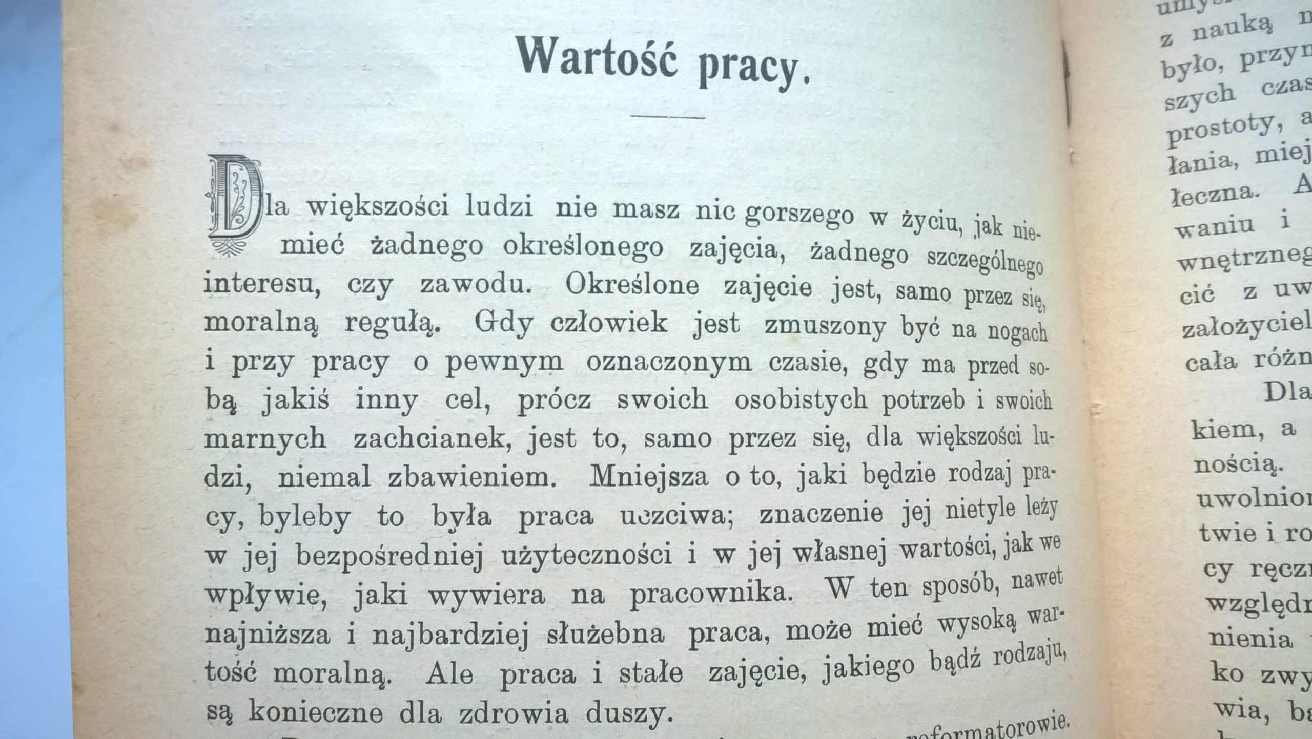 Książka "Ideały katolicko-społeczne" O. Cutbert Z. S. O. Fr., 1908 r.