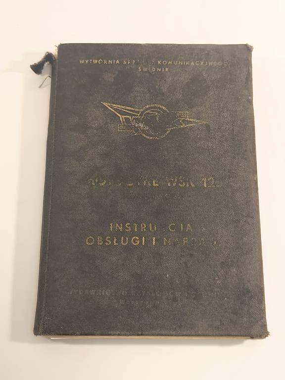 Książka "Motocykl WSK 125, Typy: M06-Z i M06-L - instrukcja obsługi i napraw", 1963 r.