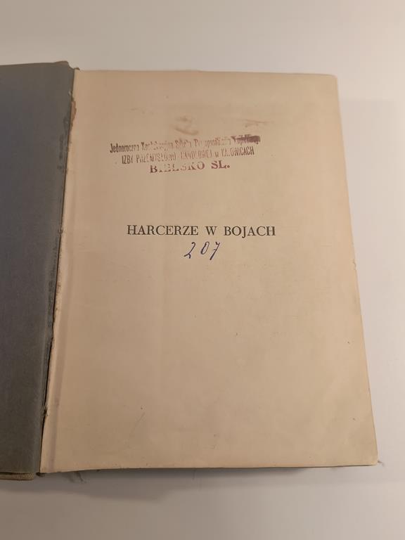 Książka "Harcerze w bojach w latach 1914-1921, część 2" - inż. Władysław Nekrasz, Komendant Chorągwi Wołyńskiej, 1931 r.