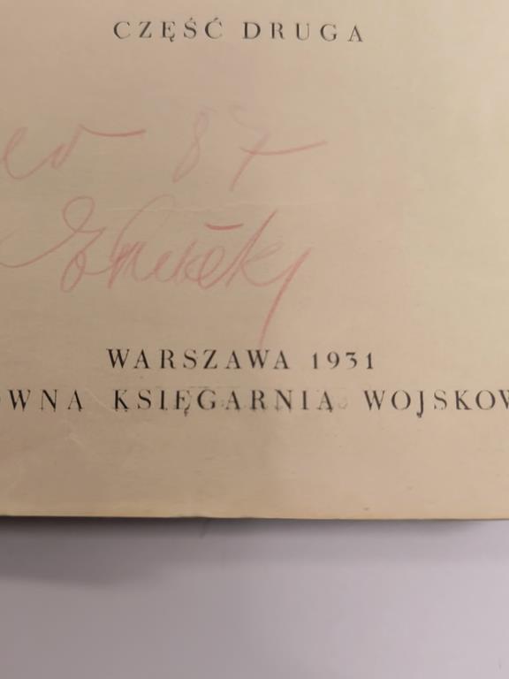 Książka "Harcerze w bojach w latach 1914-1921, część 2" - inż. Władysław Nekrasz, Komendant Chorągwi Wołyńskiej, 1931 r.