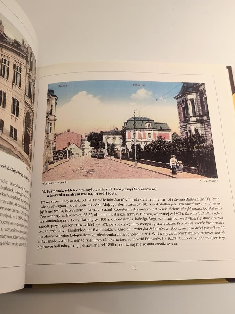 Książka "Bielsko-Biała i okolice na dawnej pocztówce w czasach monarchii austro-węgierskiej" Piotr Kenig, Wojciech Kominiak, 2001 r.