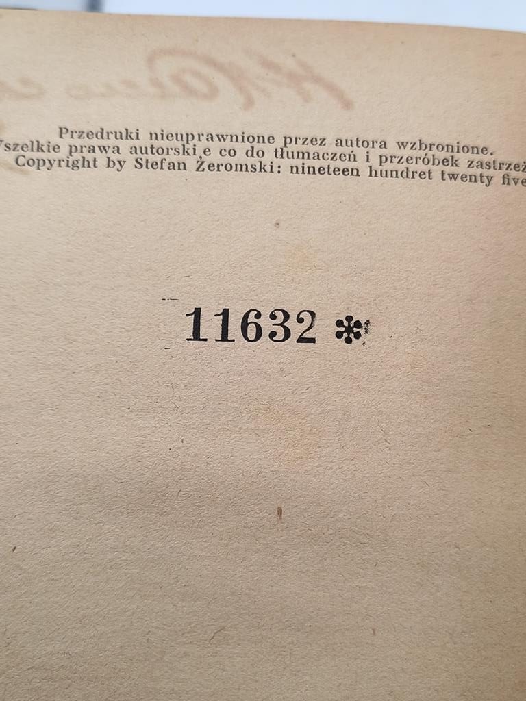 Książka „Wczoraj i dziś” Stefan Żeromski, 1925 r. – ze zbiorów malarza Stanisława Kamockiego