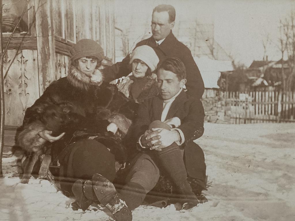 Zdjęcie - Zakopane, luty 1925 r. - Zofia Kamocka, Emil Krcha