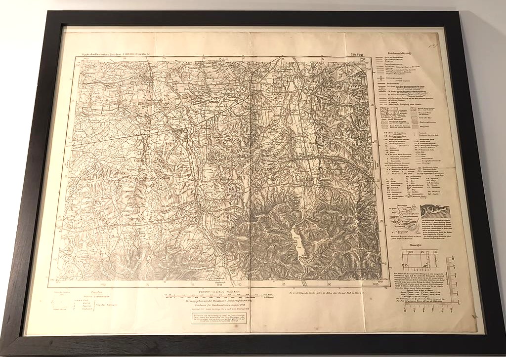 Mapa - Bielitz i okolice, 1943 r.