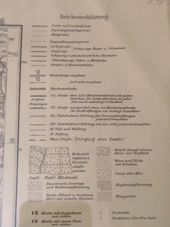 Mapa - Bielitz i okolice, 1943 r.