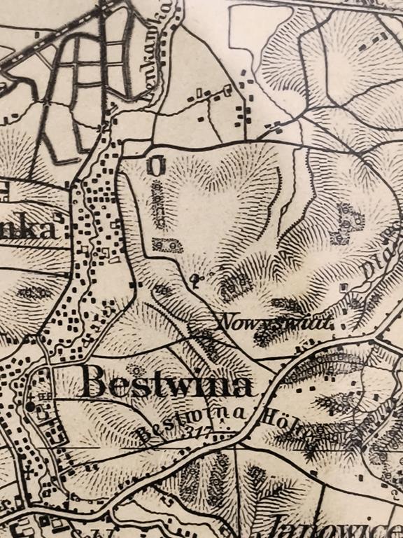 Mapa - Bielitz i okolice, 1943 r.