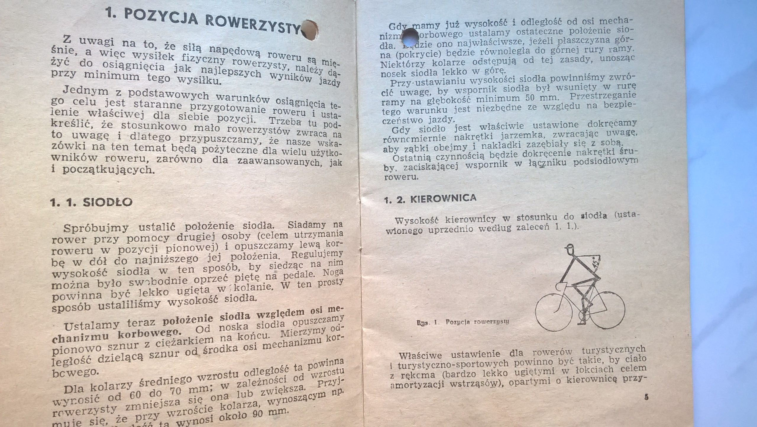 Instrukcja obsługi rowerów - Zjednoczone Zakłady Rowerowe w Bydgoszczy, 1965 r.