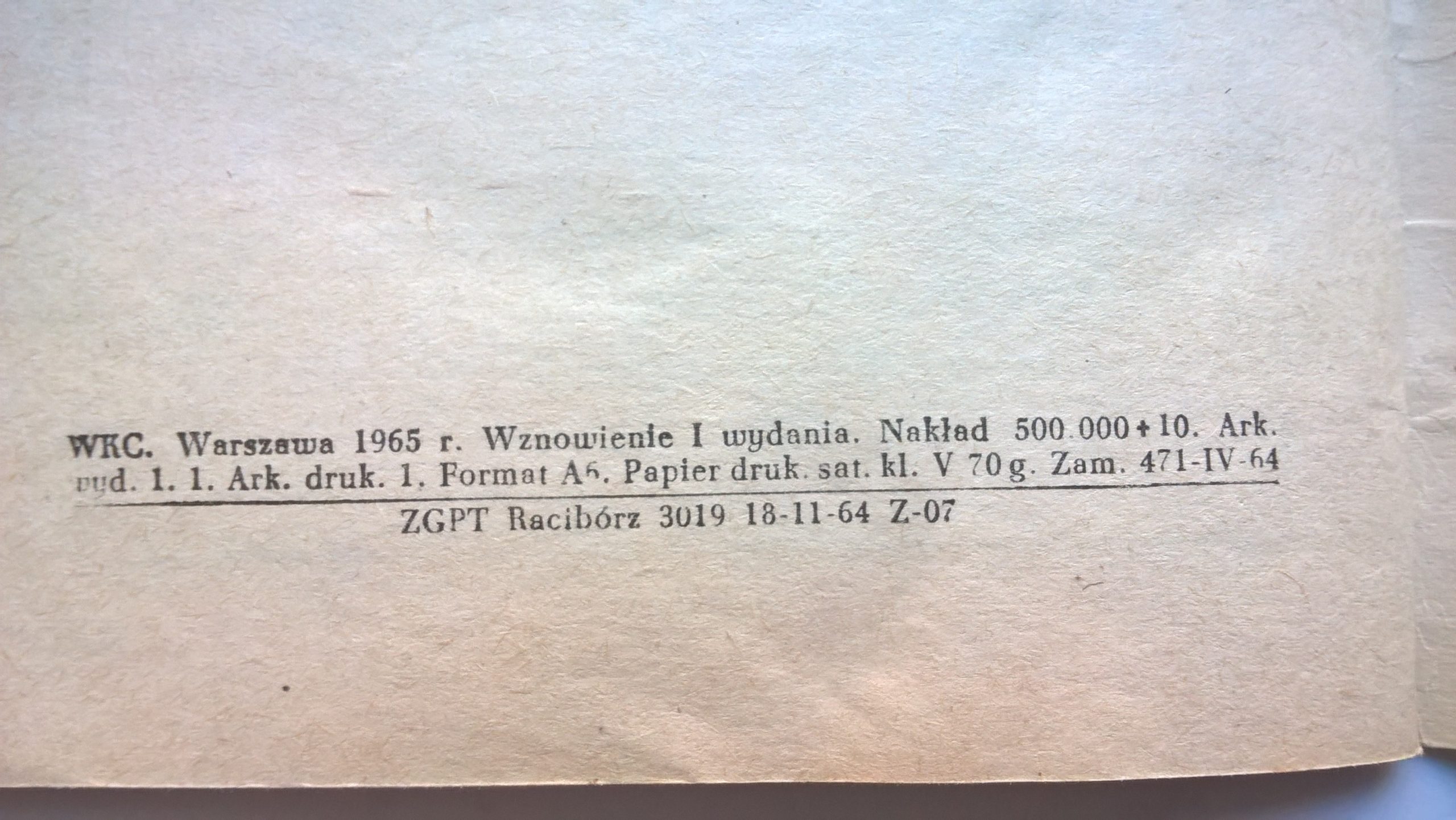 Instrukcja obsługi rowerów - Zjednoczone Zakłady Rowerowe w Bydgoszczy, 1965 r.