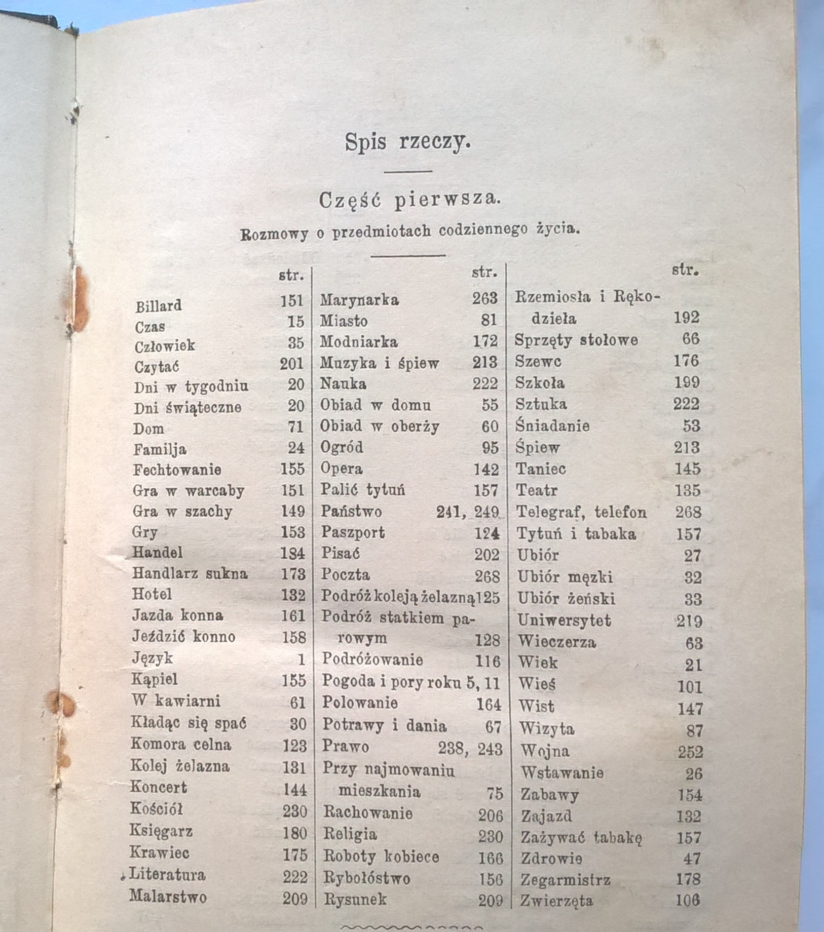 "Rozmowy w polskim i angielskim języku przez E. Kasprowicza i J. Corneta", 1912 r.