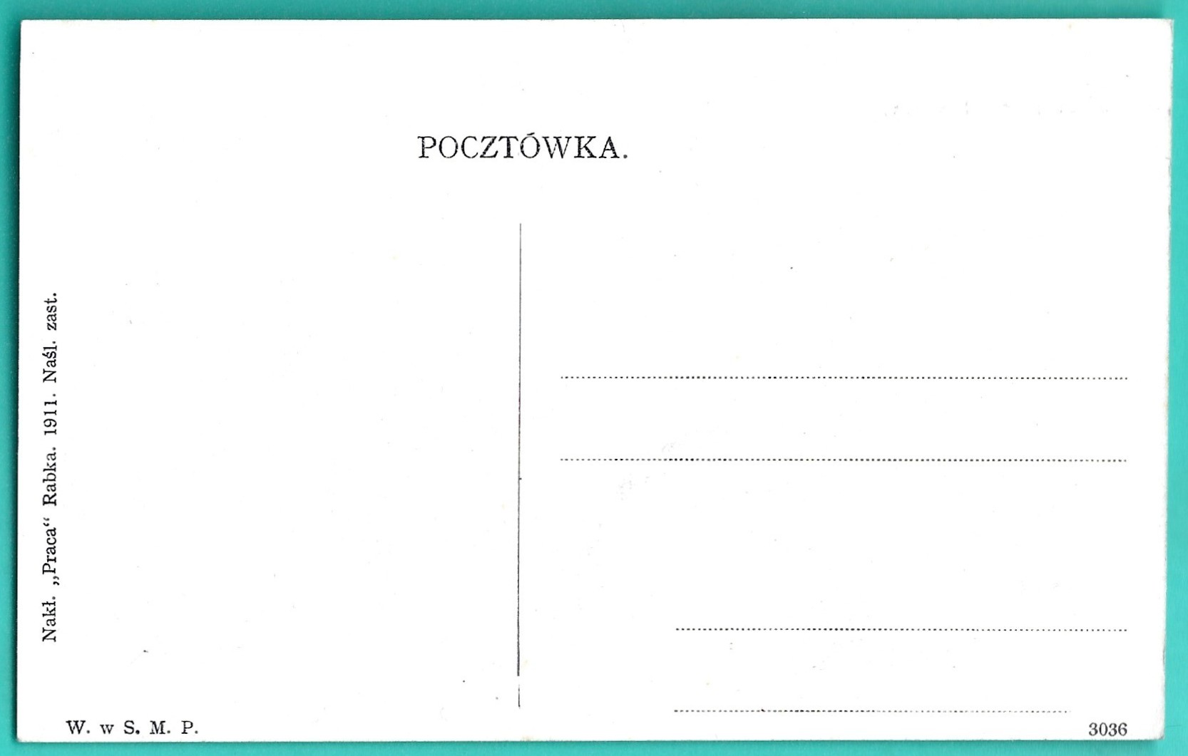 Pocztówka - Rabka. Kościół nowy, 1911 r.