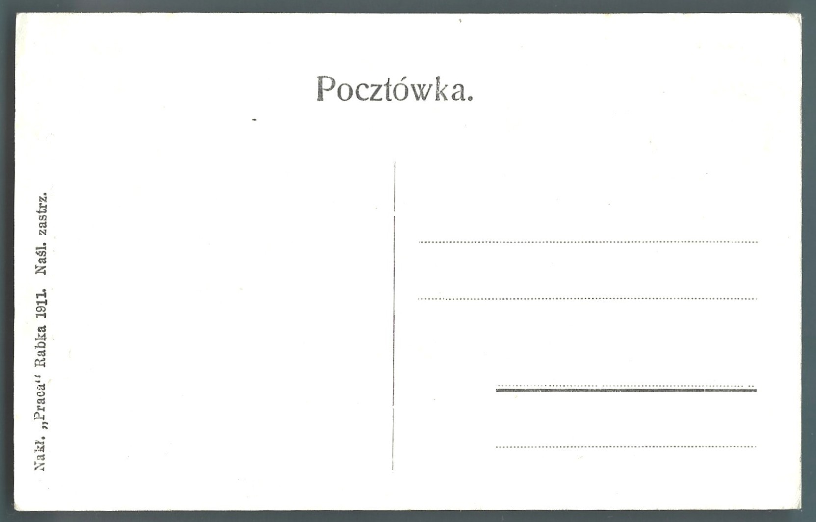 Pocztówka - Rabka. Wodospad za szkołą, 1911 r.