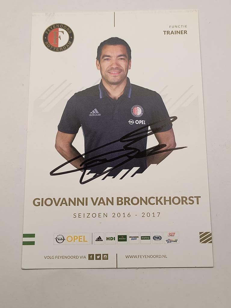 Autograf - Giovanni van Bronckhorst