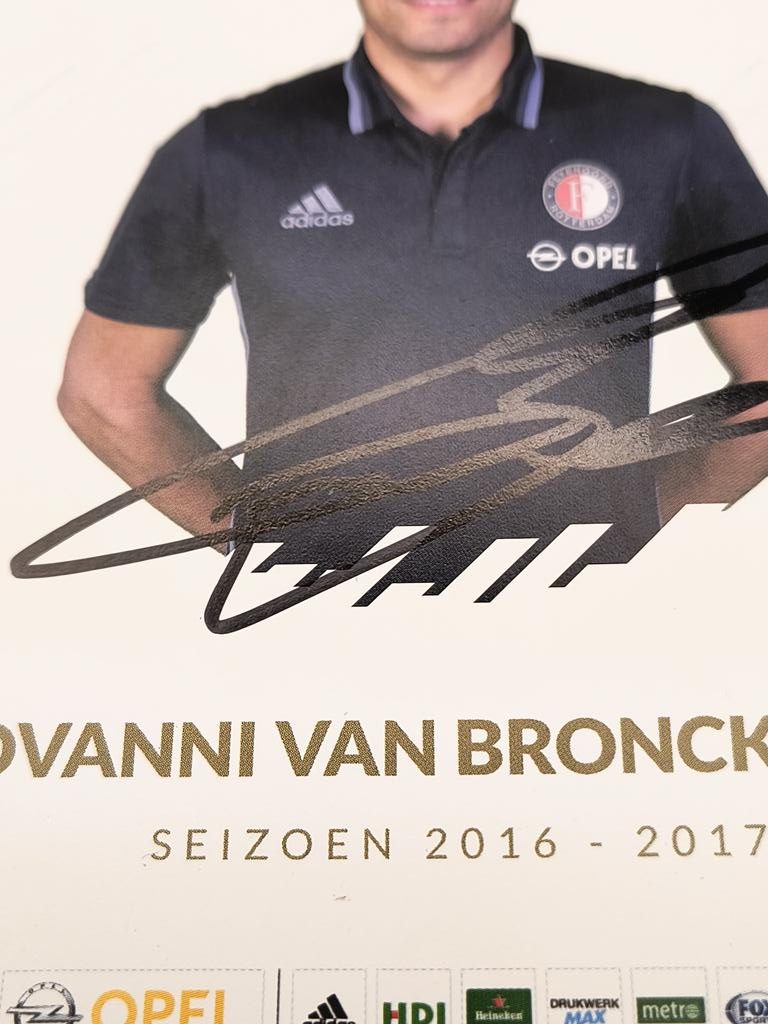 Autograf - Giovanni van Bronckhorst