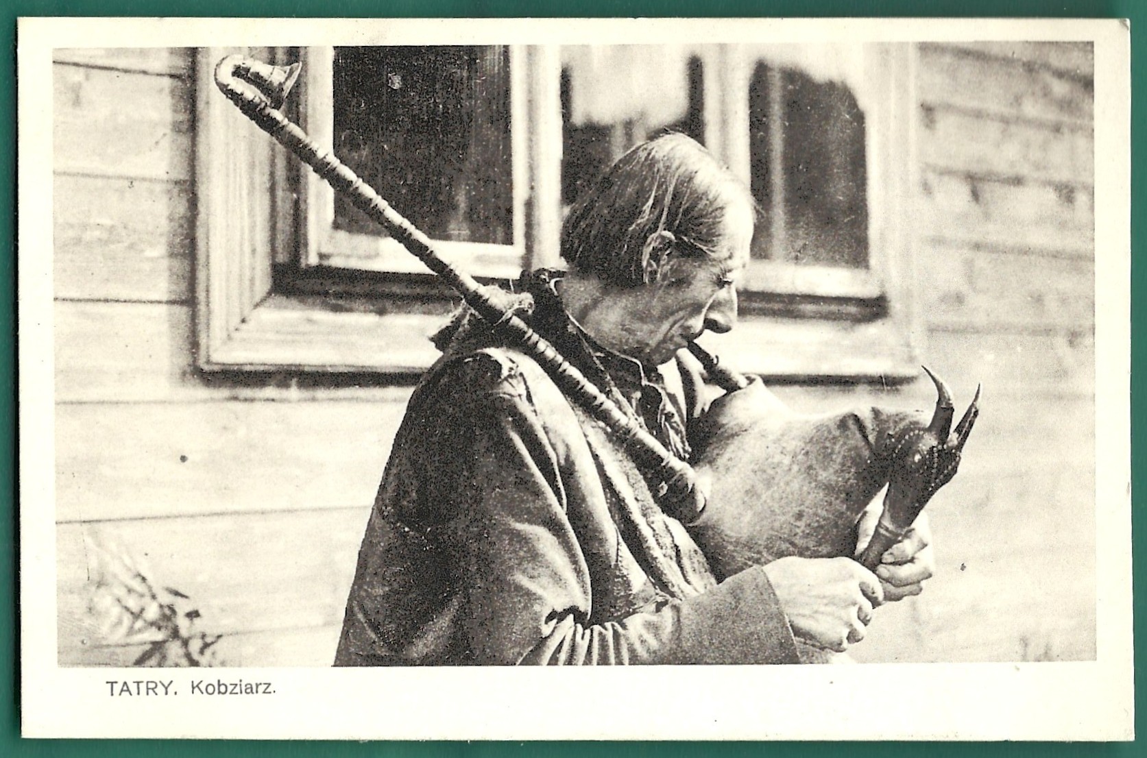 Pocztówka - Tatry. Kobziarz