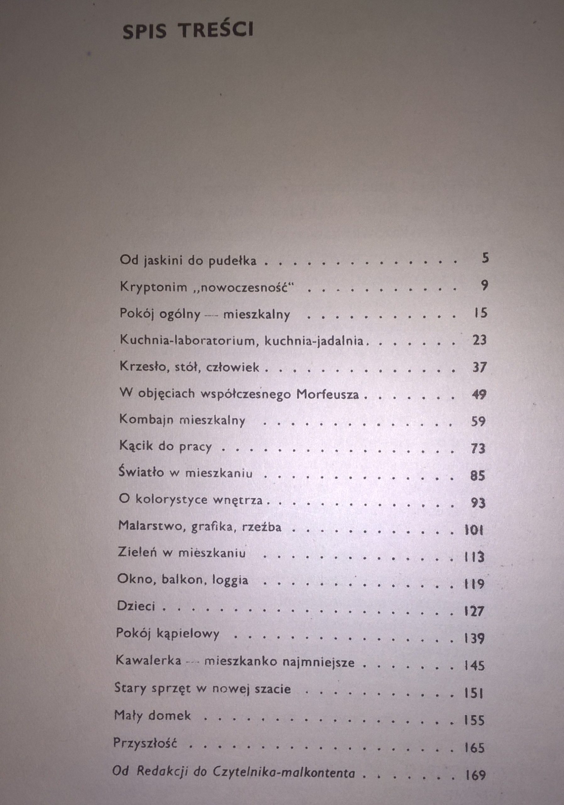 "Książka o mieszkaniu ładnym i wygodnym" Jan Szymański, 1962r.