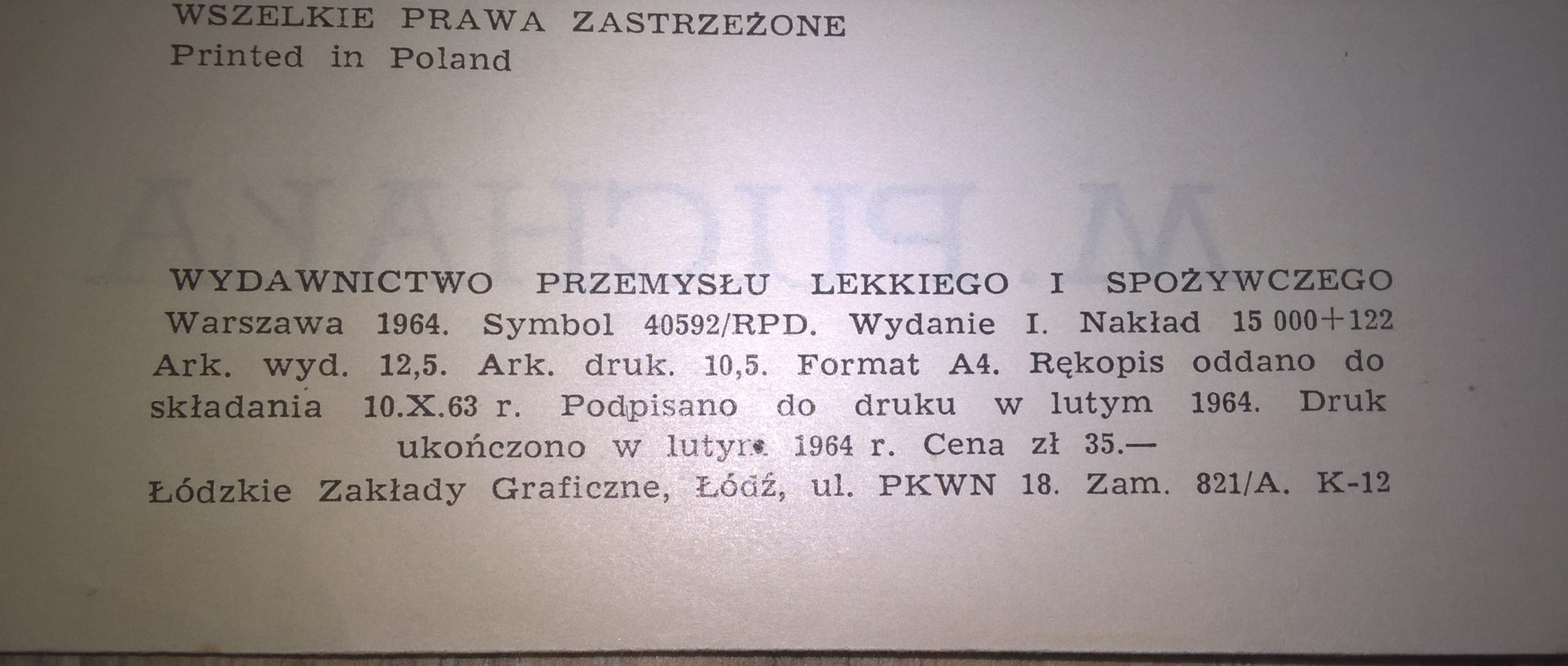 Książka "Meble współczesne" Mieczysław Puchała, 1964 r.