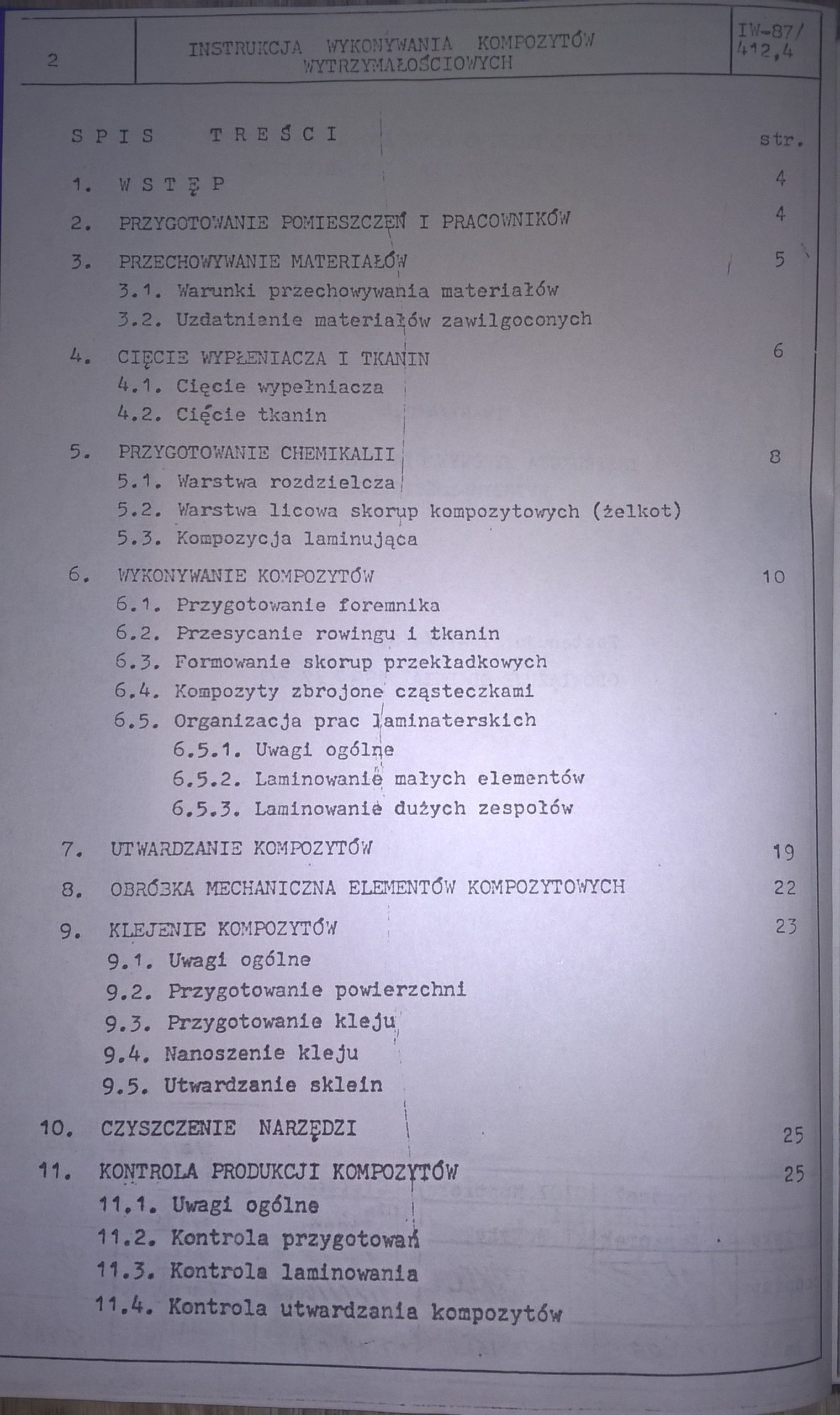 Projekty i zdjęcia - Zakład PEZETEL Bielsko-Biała - szybowce, 1987 r.