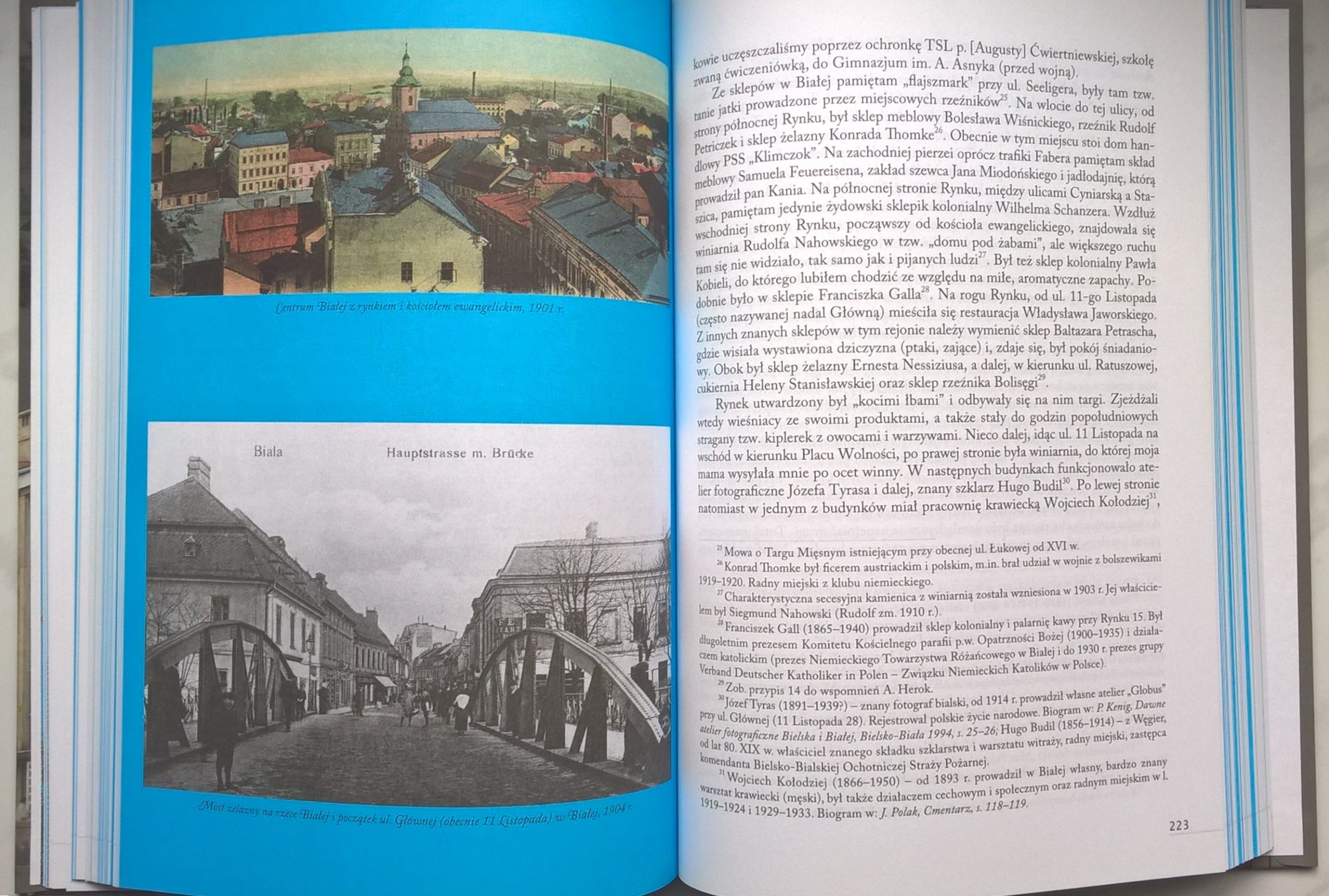 Książka "Bielsko-Biała w zwierciadle czasu" Jerzy Polak, 2012 r.- z dedykacją autora